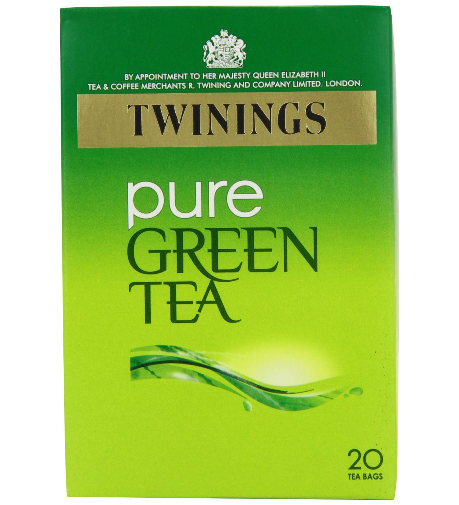Twinings Pure Green Tea 20 Teabags (Pack of 8 Total 160 Teabags) - Buy Online on SooperMarket.com