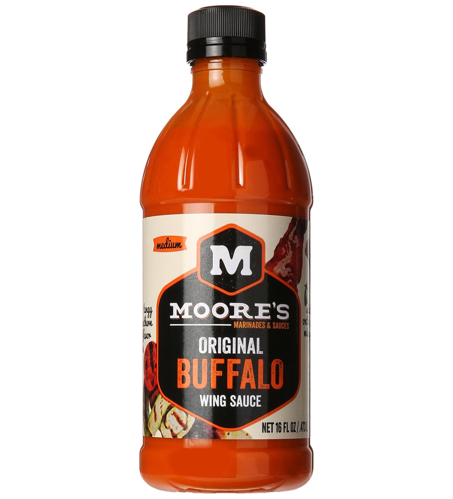 Moore Sauce Buffalo Wing 16 oz - Authentic and Flavorful - Buy Online on SooperMarket.com