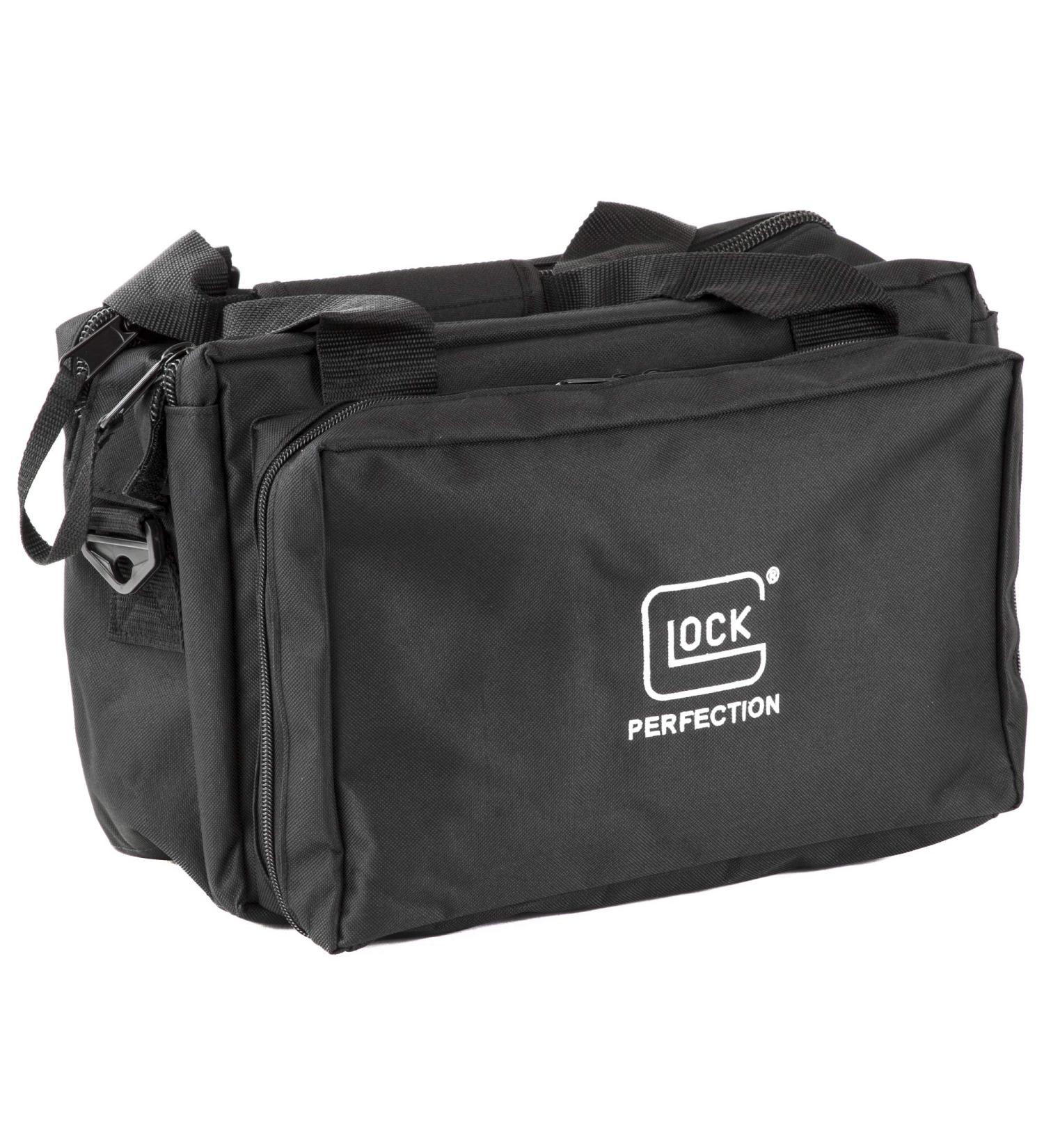 Glock Perfection AP60219 4-Pistol Nylon Range Bag Black - Durable and Spacious Range Bag for Your Firearms - Buy Online on SooperMarket.com