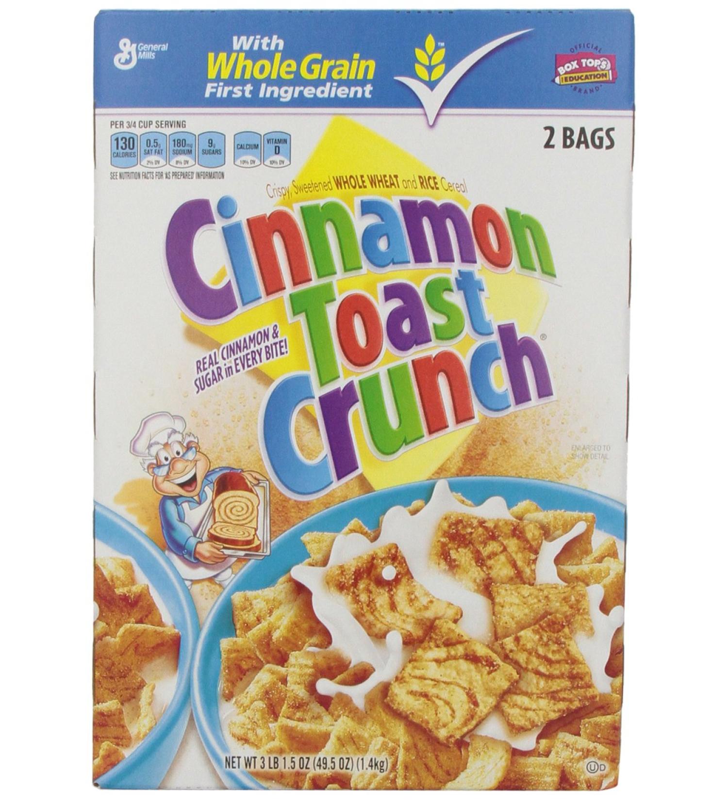 Cinnamon Toast Crunch - 49.5 oz. bag - 2 ct. - Buy Online on SooperMarket.com