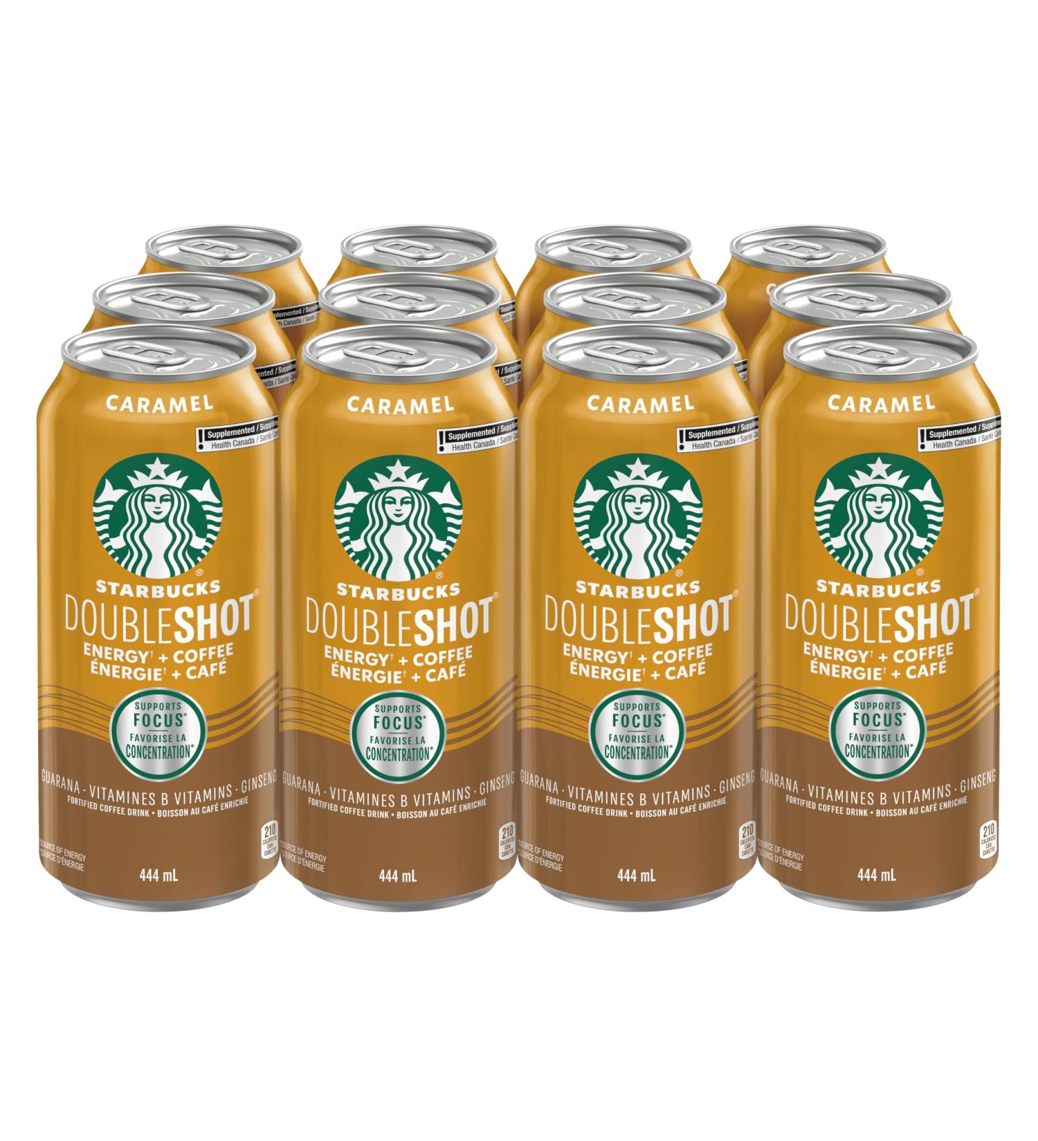 Starbucks Double Shot Coffee Drink Caramel 12x444 ML - Buy Online on SooperMarket.com