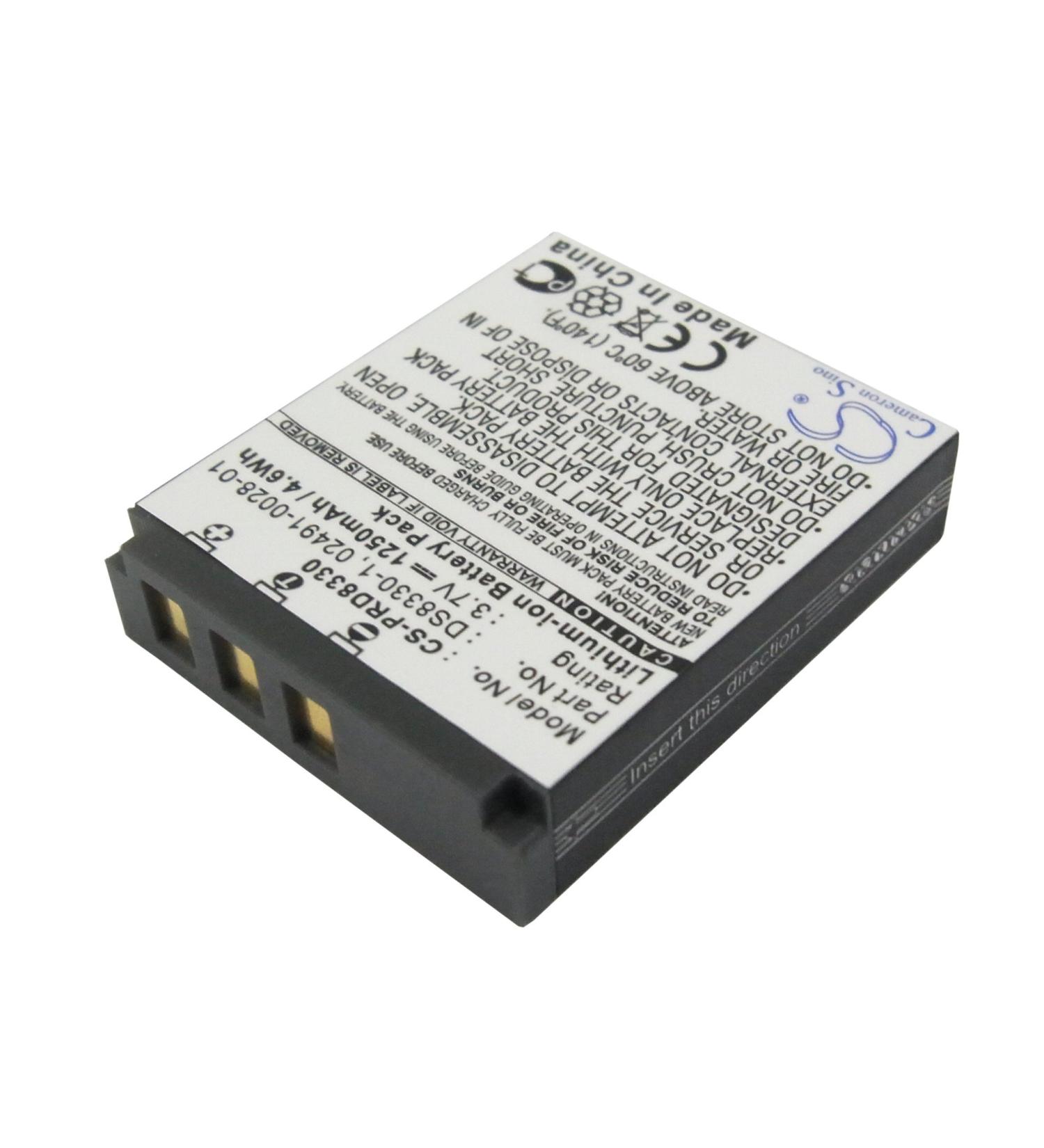 Buy Replacement Battery for Maginon DC-8300 DC-8600 DC-X DC-XZ6 | 1250mAh/3.7V | International Shipping Available - Buy Online on SooperMarket.com