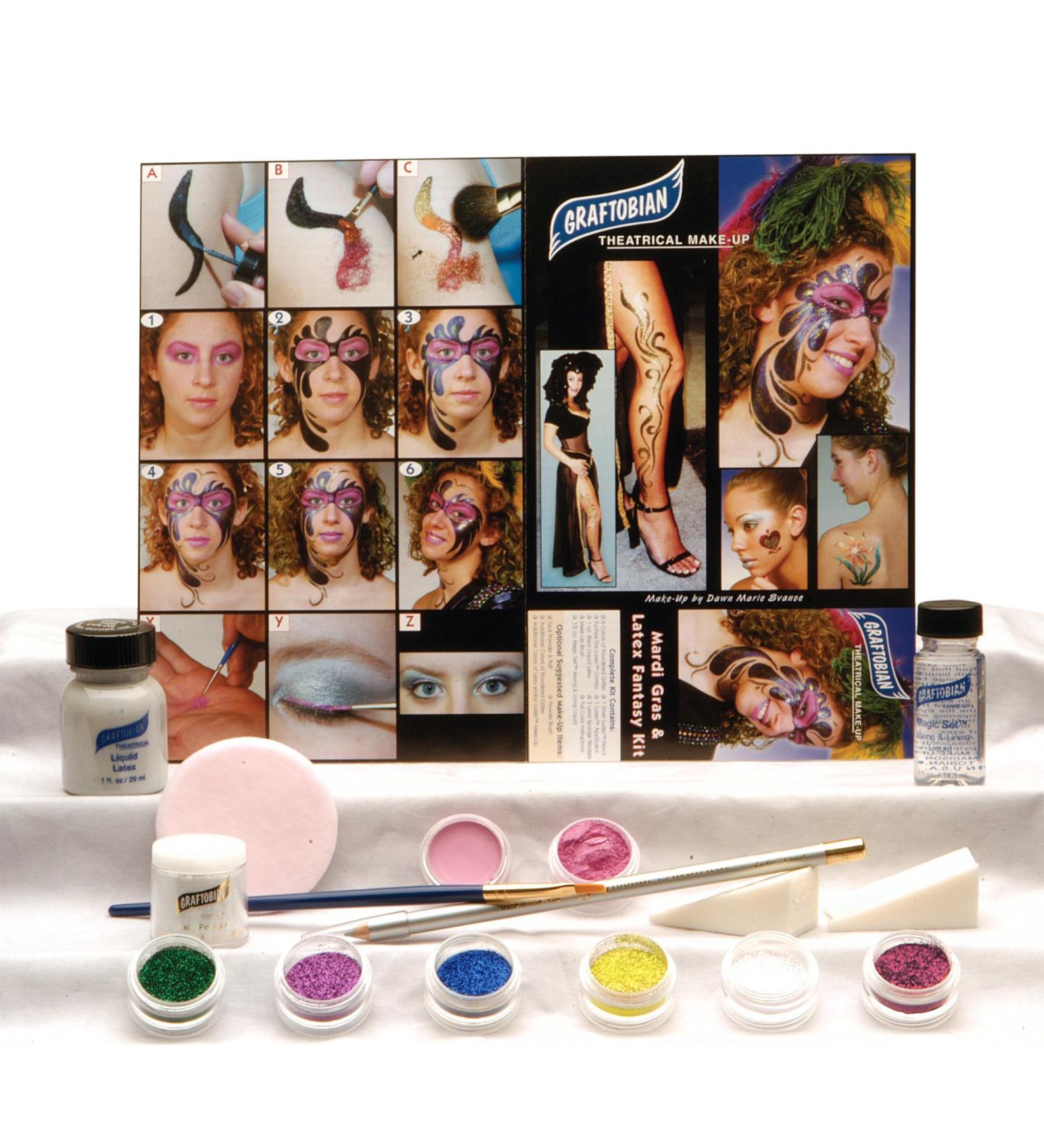 Graftobian Mardi Gras & Fantasy Makeup Kits