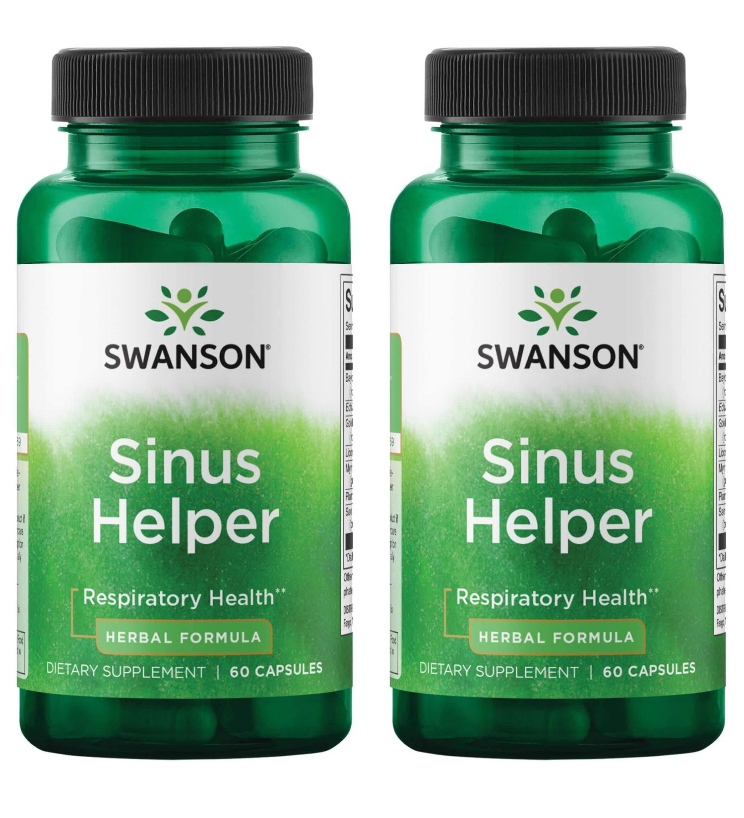 Swanson Sinus Helper 60 Caps 2 Pack