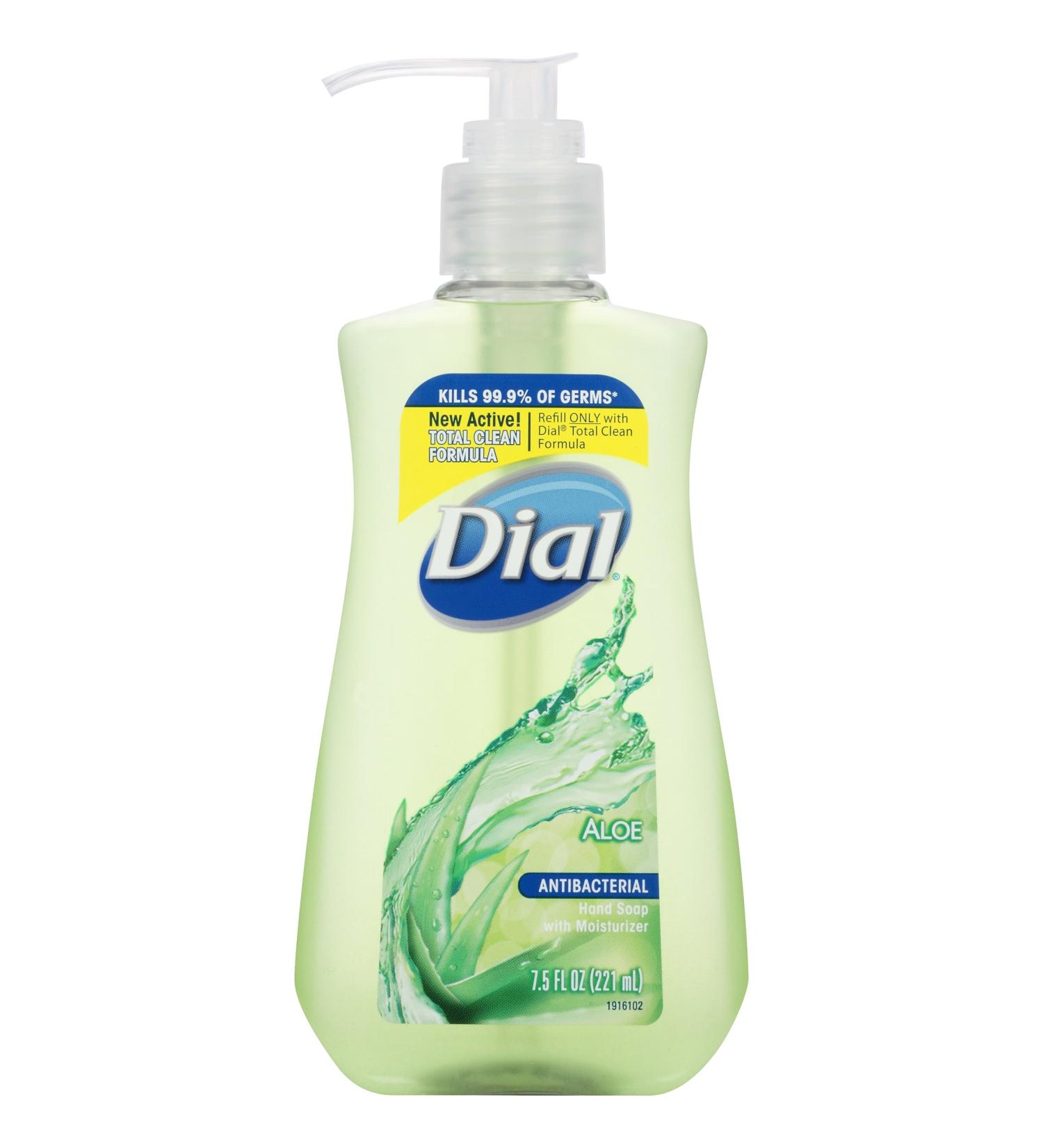 Dial Complete Antibacterial Liquid Hand Soap Aloe Scent 7.5 fl oz - Aloe Vera Formula - Pack of 1 - Buy Online on SooperMarket.com