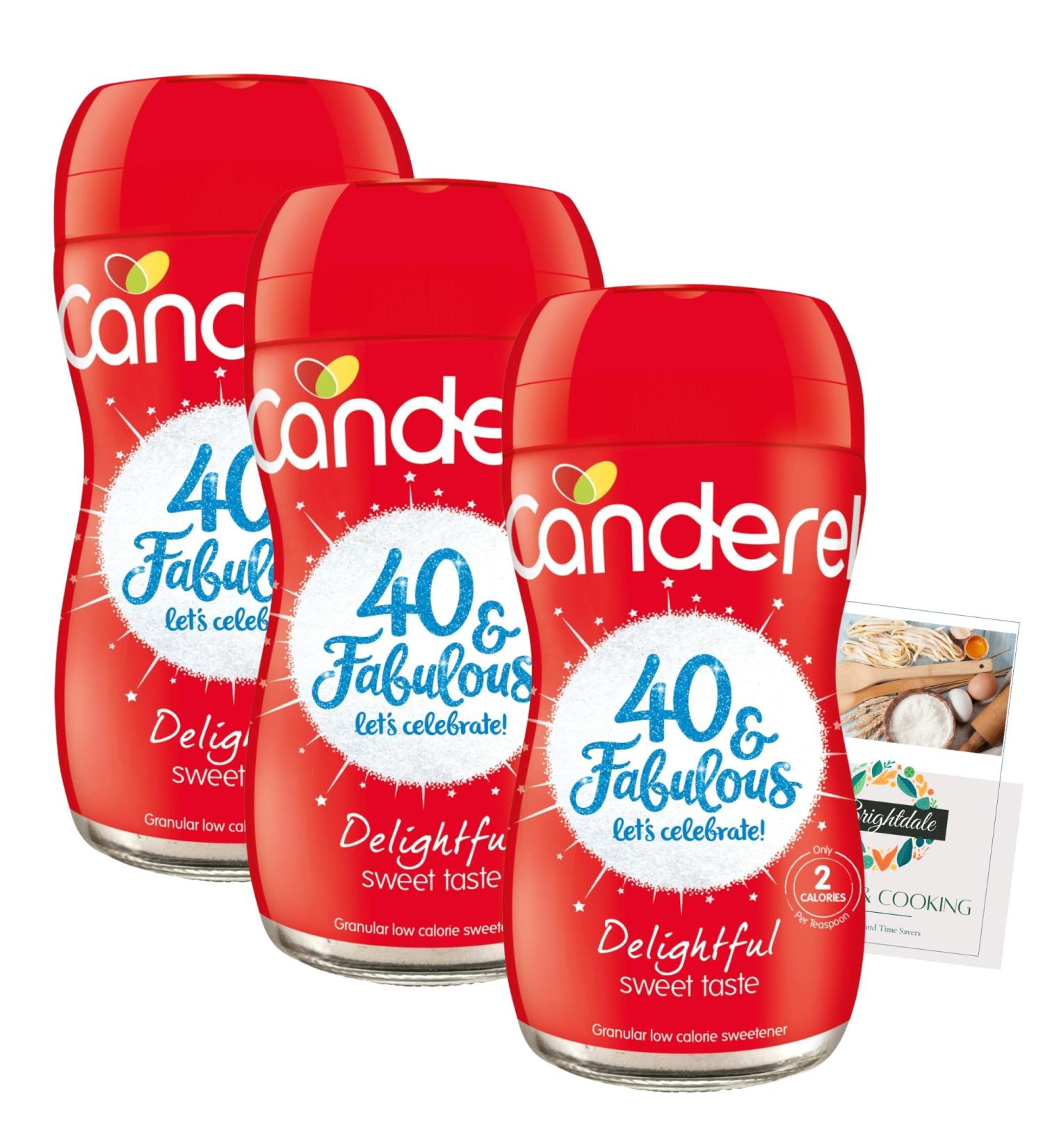 Sweetener Bundle With 3 Pack Canderel Granular Low Calorie Sweetener 75g + Brightdale Kitchen Booklet - Buy Online on SooperMarket.com