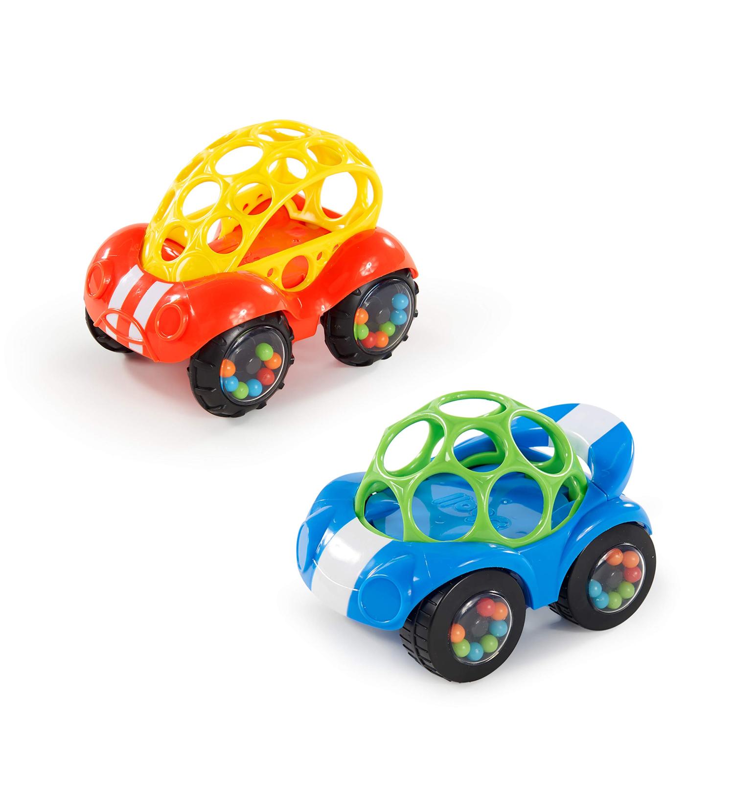 Buy Bright Starts Oball Toy Car - Rattle Motor Toy for Babies & Toddlers (3+ Months) - Random Color (Blue or Red) - Buy Online on SooperMarket.com
