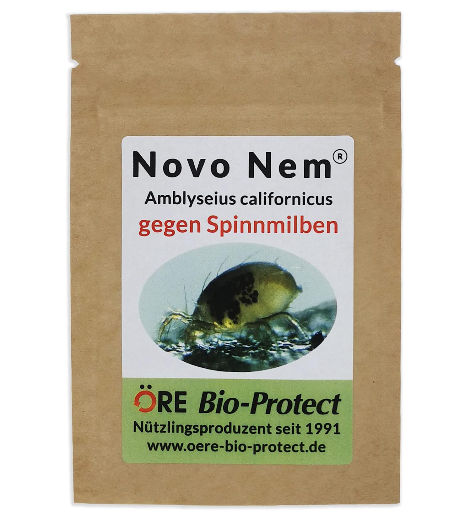 Novo Nem Ambly.Calif.1000 predatory mites - scattering for 10-20 plants against spider mites on ornamental plants vegetables and crops 1000 pieces