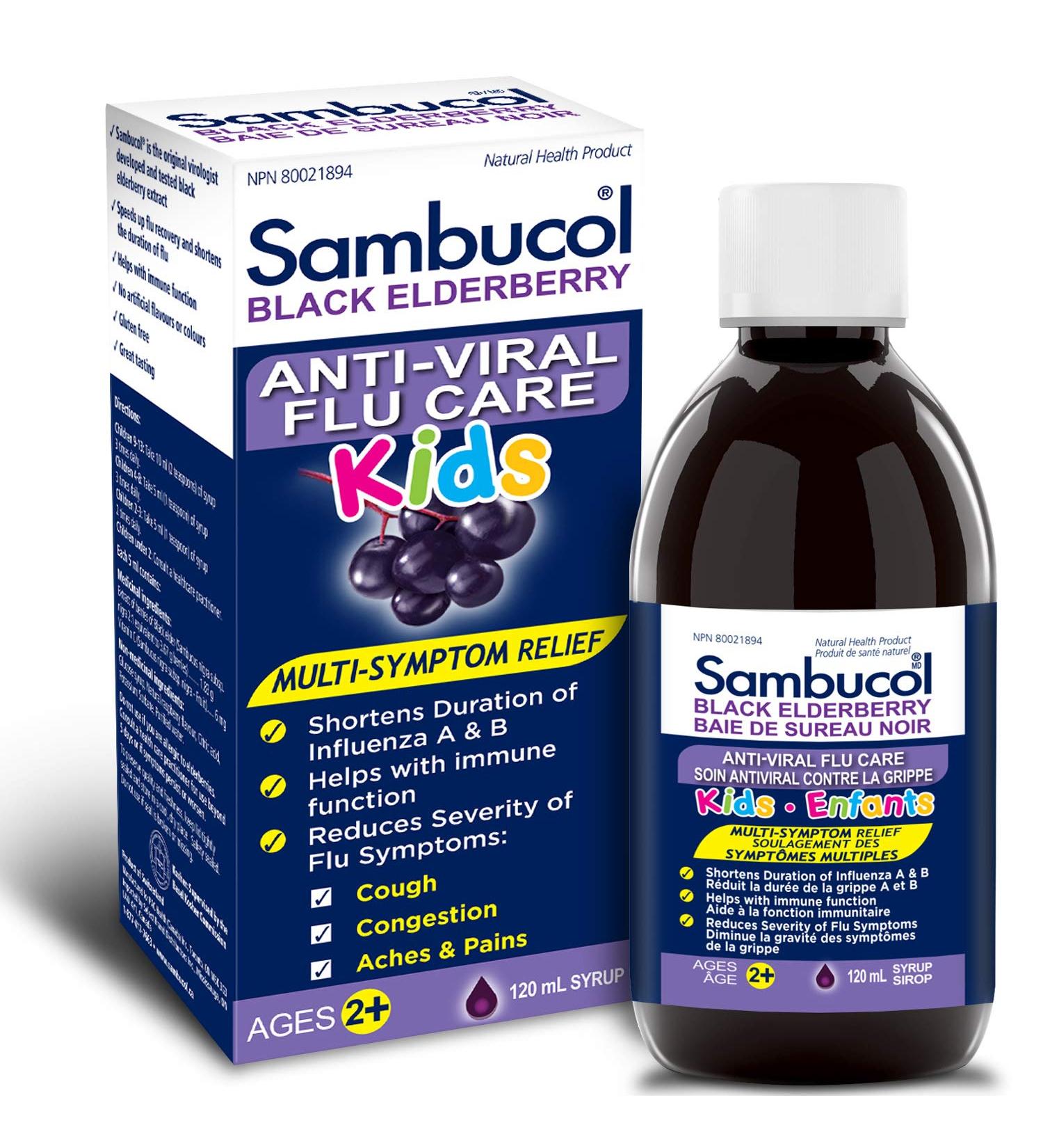 Sambucol Black Elderberry for Kids 120 Milliliter SUPPLEMENT - Buy Online on SooperMarket.com