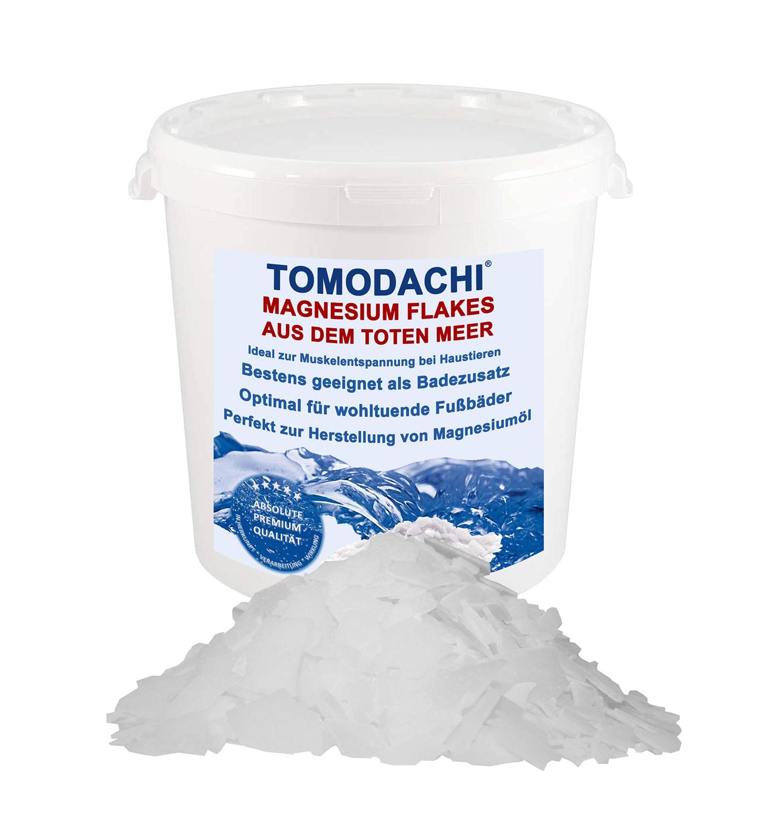 Buy 100% Natural Magnesium Chloride & Dead Sea Salt - Magnesium Flakes for Oil Spray & Bath - 2kg | International Shipping - Buy Online on SooperMarket.com