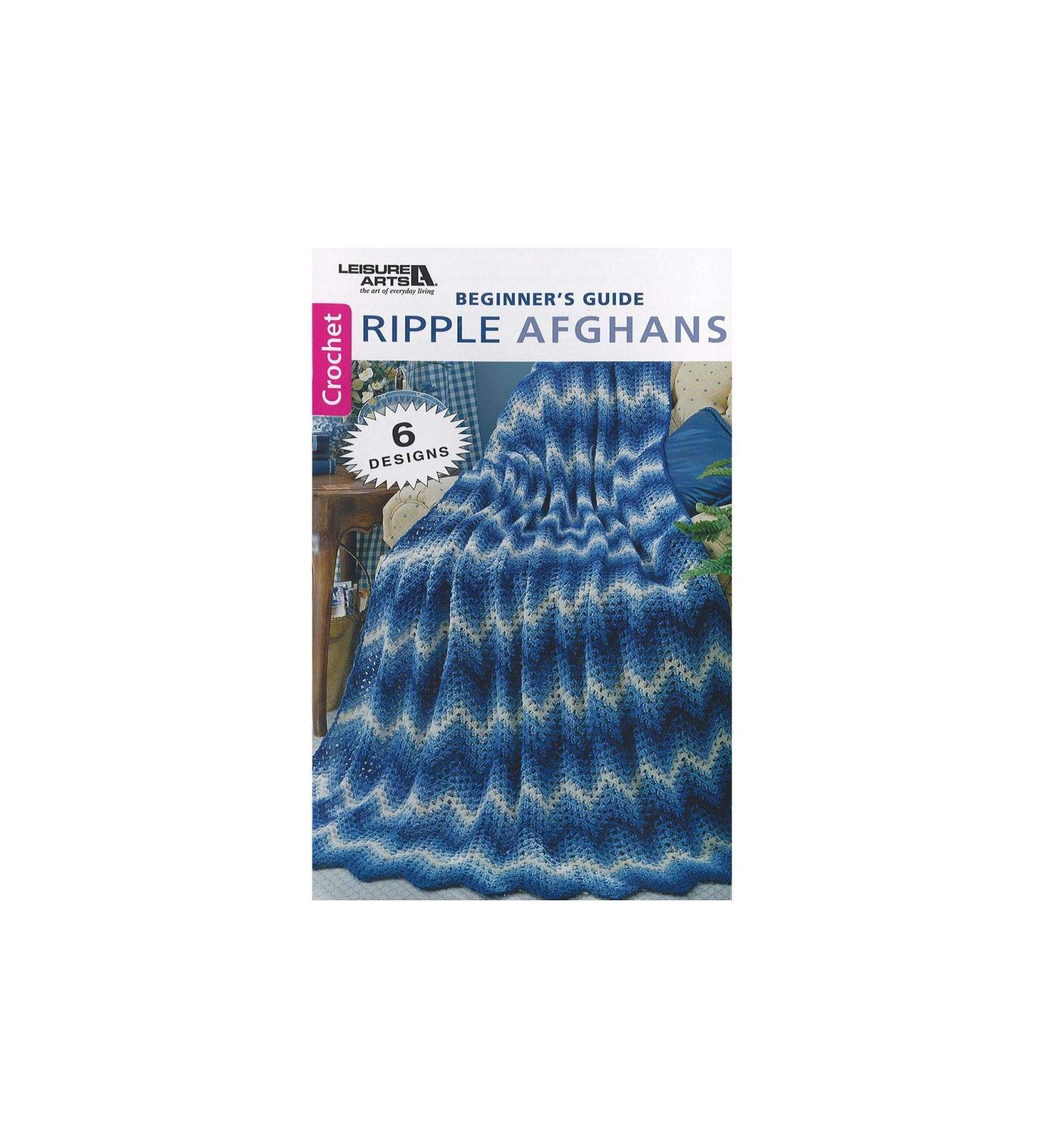 Leisure Arts Beginner's Ripple Afghan Crochet Book
