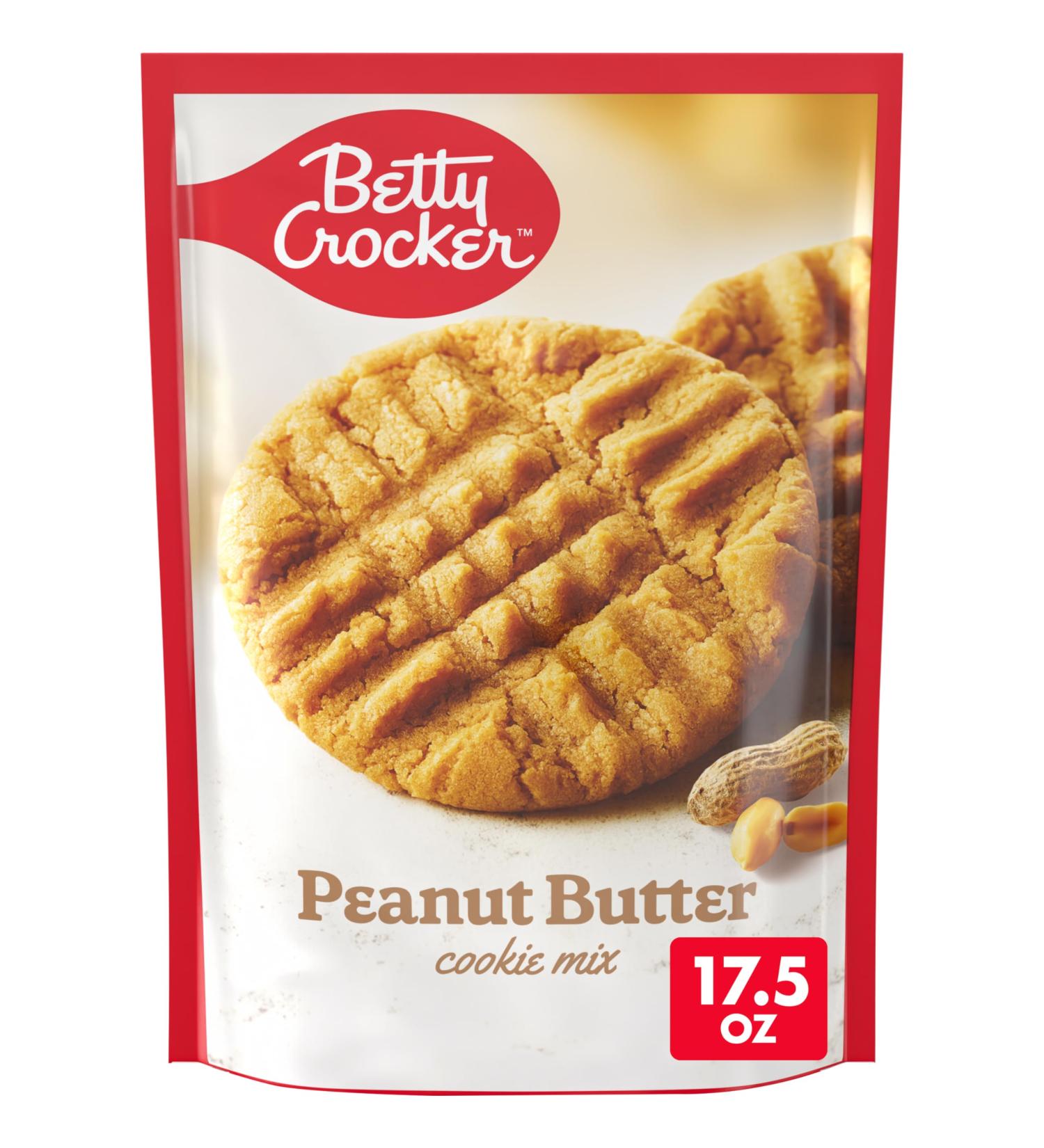 Betty Crocker Peanut Butter Cookie Mix 17.5 oz - Delicious Baking Convenience - Buy Online on SooperMarket.com