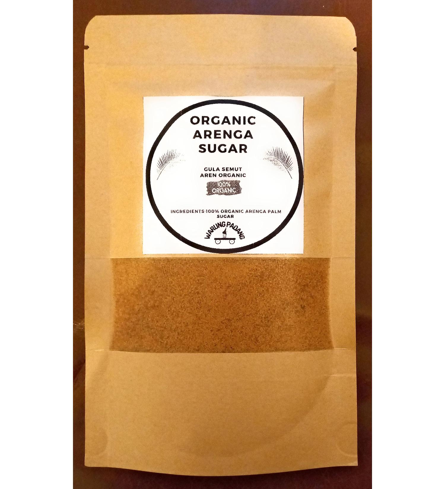 Indonesian Organic Ground Arenga Pinnata Sugar 100g/ Gula Semut Aren The Taste of Traditional Sweetener- Halal - Buy Online on SooperMarket.com