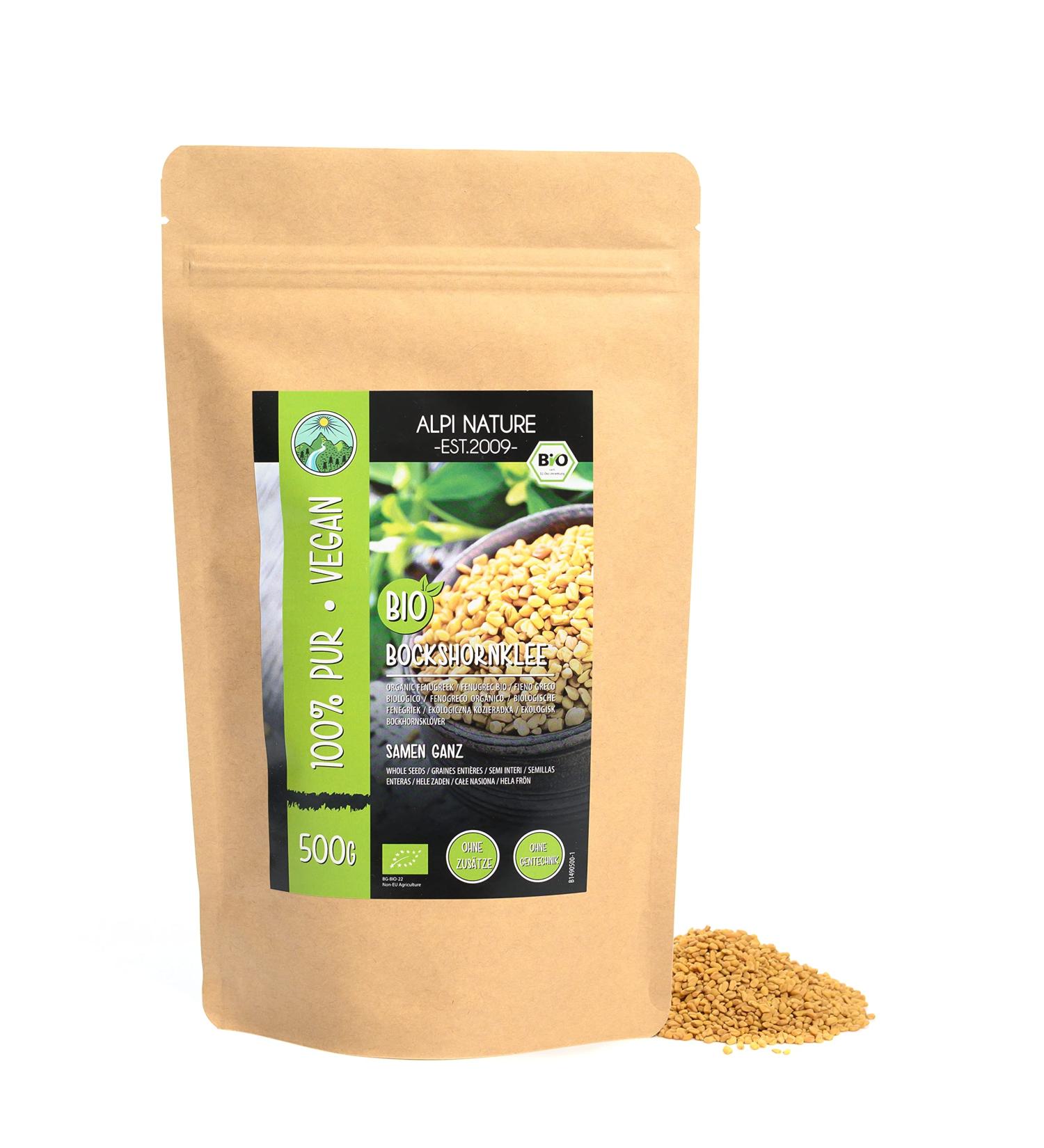 Certified Organic 500g Fenugreek Seeds - 100% Natural and Additive-Free - Buy Online on SooperMarket.com