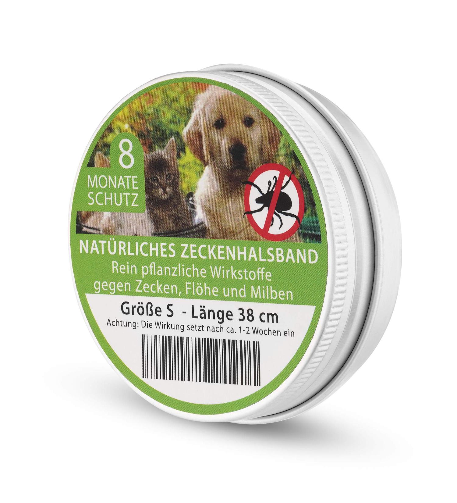 MEDIDOG Natural Tick Collar for Small Dogs & Cats - Chemical-Free with Rockrose & Lavender Oil - Size S (38 cm) - Buy Online on SooperMarket.com
