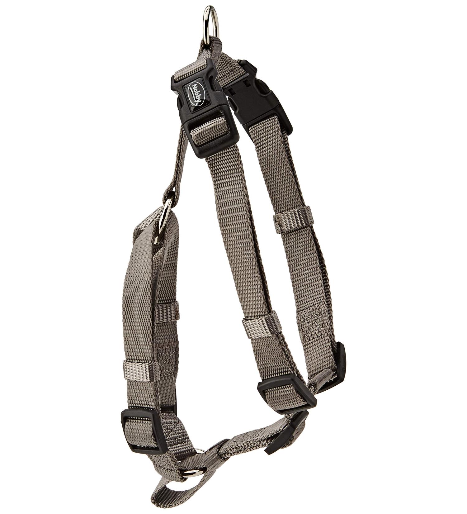 Nobby Harness Classic - Mouse Grey Adjustable 50-70 cm 20 mm Width - 1 Piece - Perfect for Pet Comfort - Buy Online on SooperMarket.com