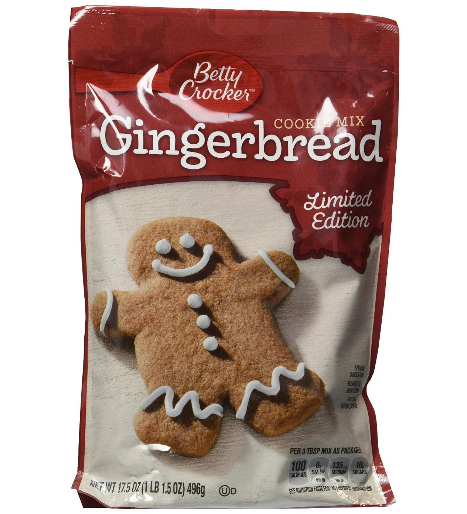 Betty Crocker Gingerbread Cookie Mix 17.5 Oz (Pack of 4) Gingerbread 17.5 Ounce (Pack of 4)