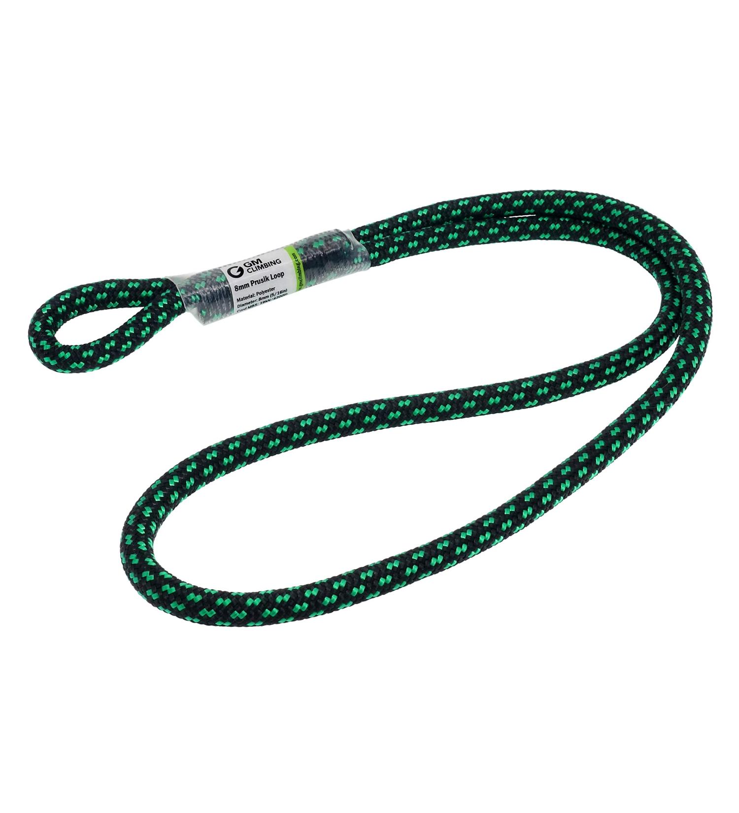 GM Climbing 8mm Black Prusik Loop Pre-Sewn - 18 Inch - Buy Online on SooperMarket.com