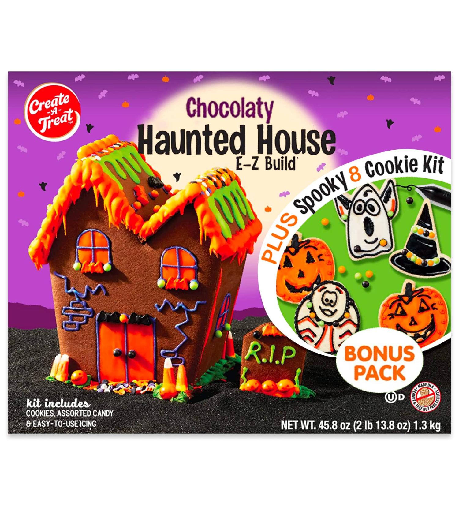 Haunted House Chocolate & Vanilla Cookie Decorating Kit - 45.76 oz - Buy Online on SooperMarket.com