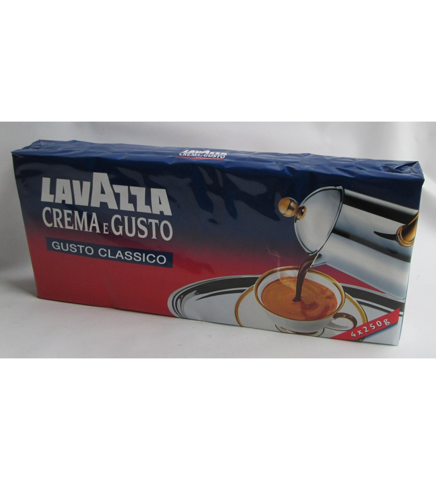 Lavazza: Crema e Gusto - Gusto Classico * 8.8 Ounce (250gr) Packages (Pack of 4) * Italian Import  - Buy Online on SooperMarket.com