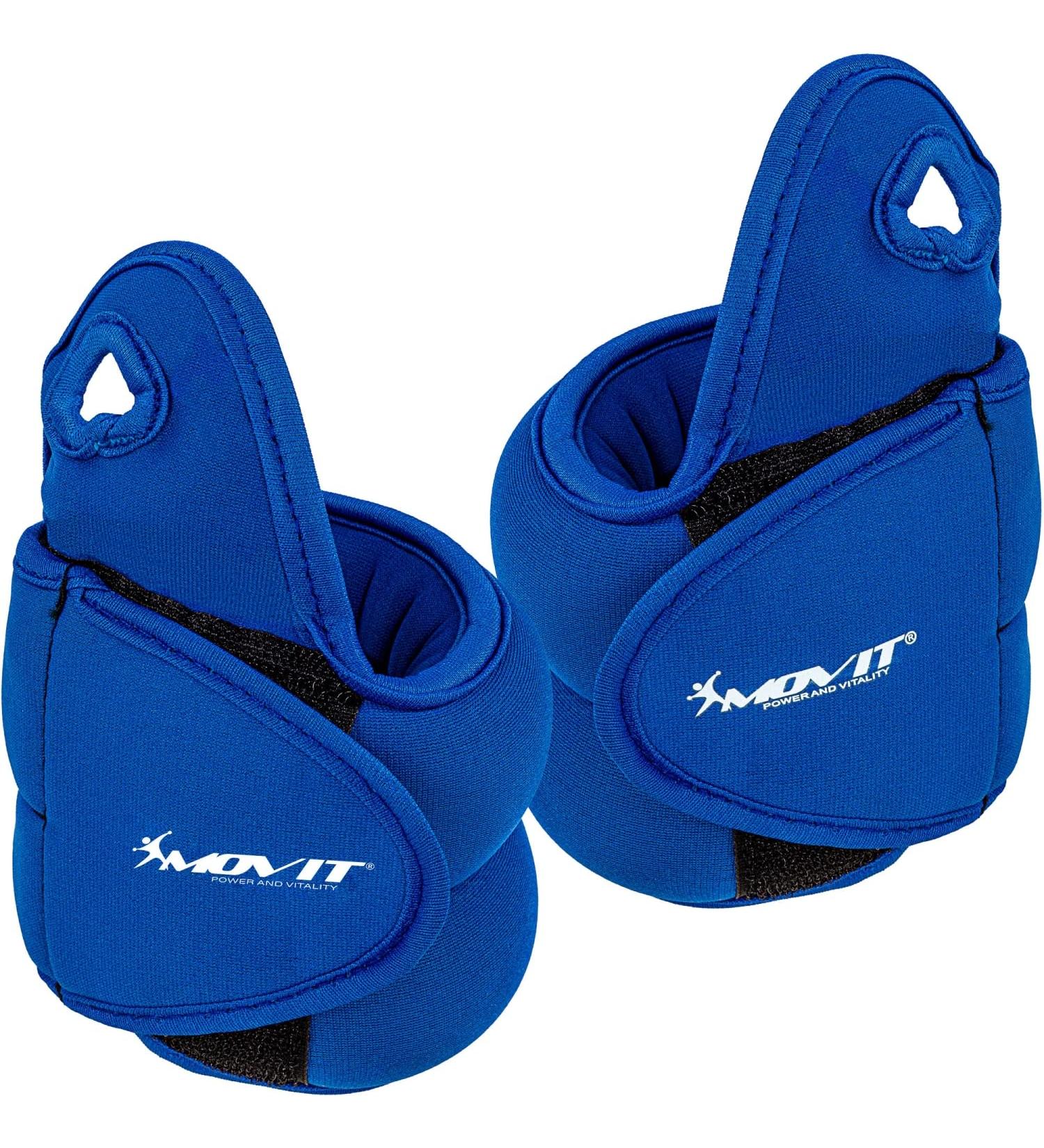 Movit 2 Set Neoprene Weight Cuffs with Thumb Loops | Running Weights for Wrists | 0.5kg to 2.0kg | 3 Colors Available - Buy Online on SooperMarket.com
