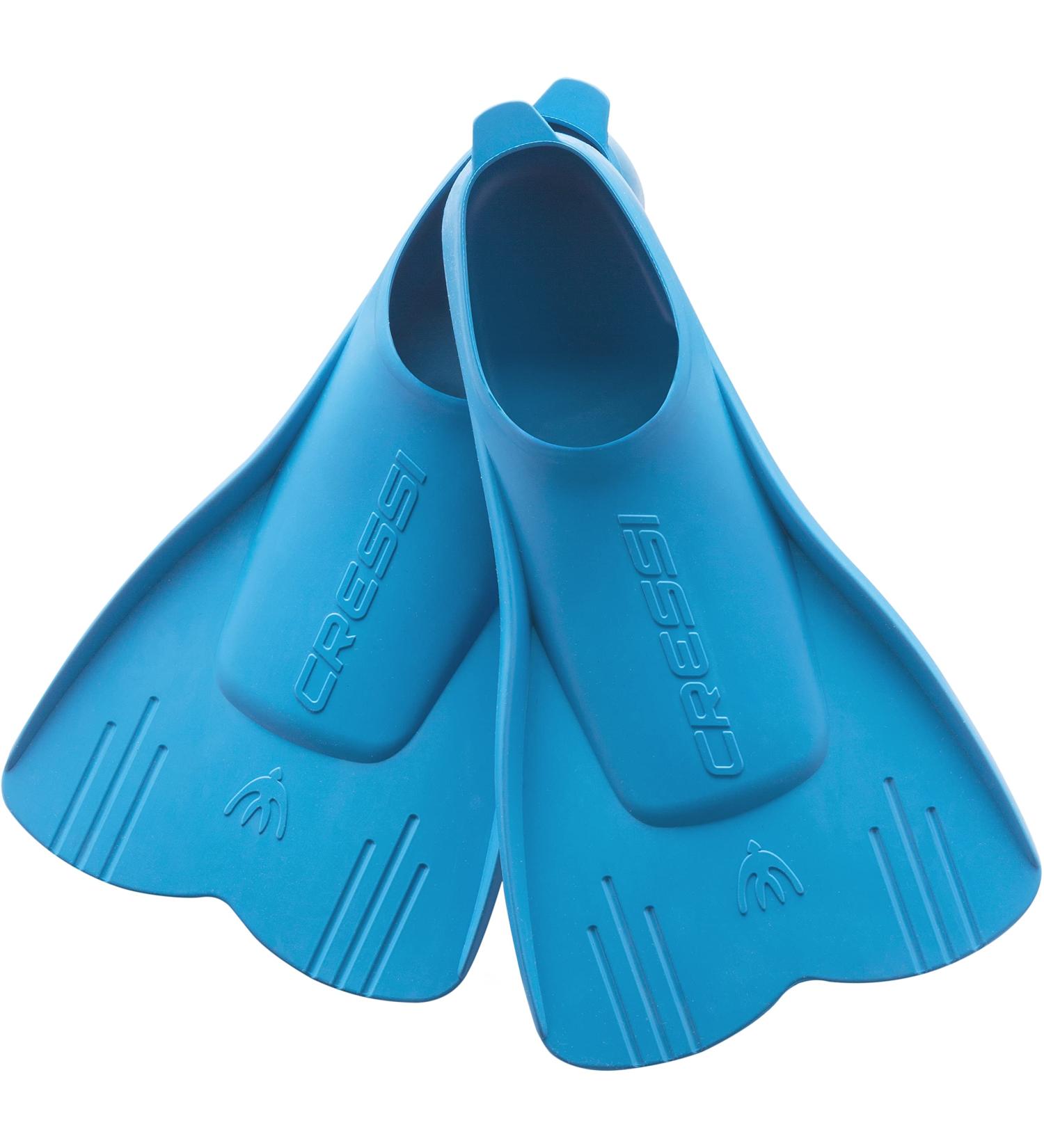 Cressi Mini Light Swim Fins for Kids 1+ Years | EU 29/31 | US Kid 11.5/13 - Ideal for Learning to Swim - Azure Blue - Buy Online on SooperMarket.com