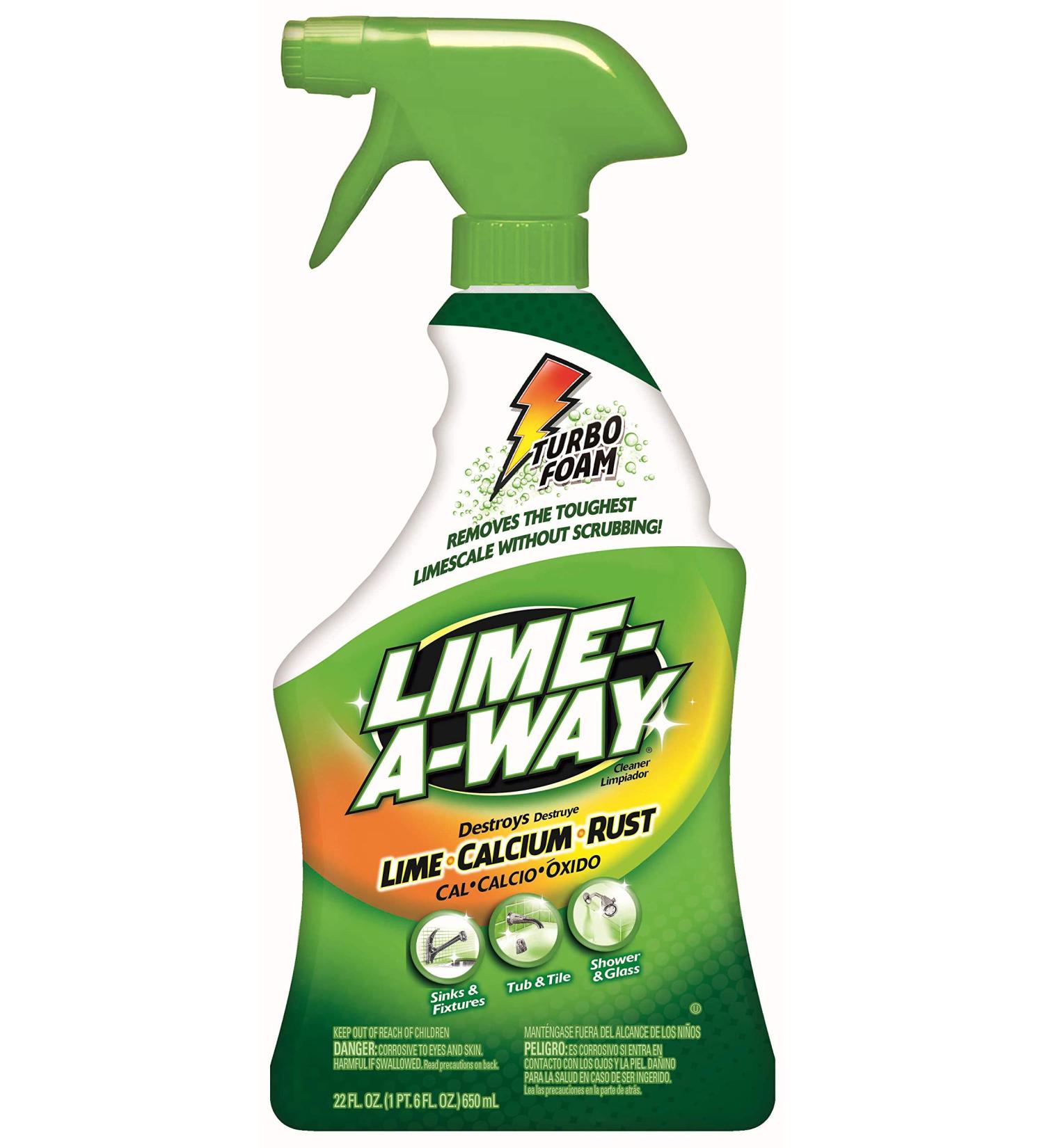 Lime-A-Way Bathroom Cleaner 22 oz - Removes Lime, Calcium, Rust - Pack of 2 - Buy Online on SooperMarket.com