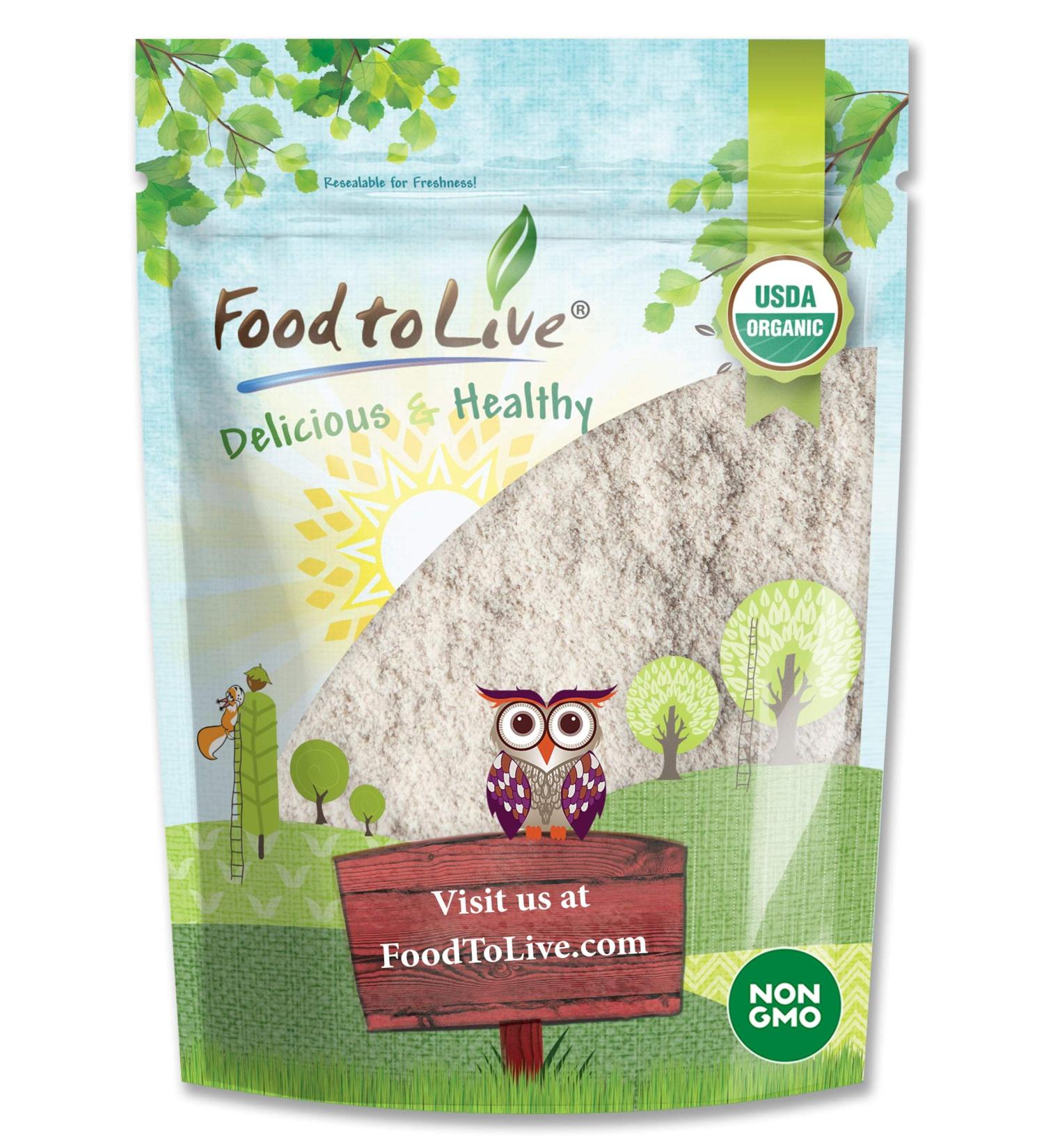 Organic Brown Rice Flour 1.5 lbs - Non-GMO, Finely Ground & Untreated - Vegan & Kosher - High Protein, Sodium Free - Buy Online on SooperMarket.com