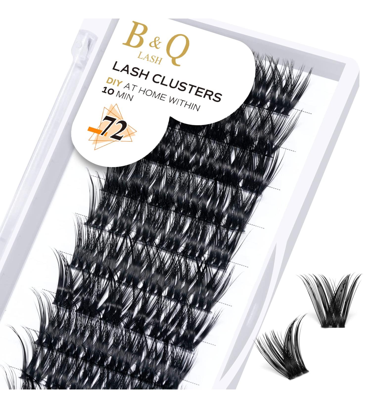 D-12mm B 26 Cluster Lashes | Mega Volume D Curl Eyelash Clusters | DIY Soft Fluffy Extensions - Buy Online on SooperMarket.com