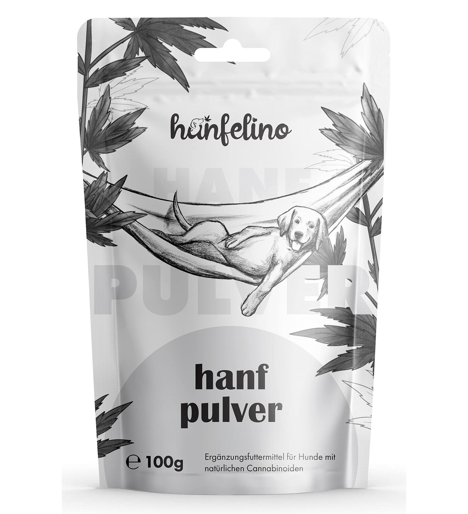 Hemp Powder for Dogs 100g - Natural Calming & Relaxation for Anxiety - 100% Natural Made in Austria - Buy Online on SooperMarket.com