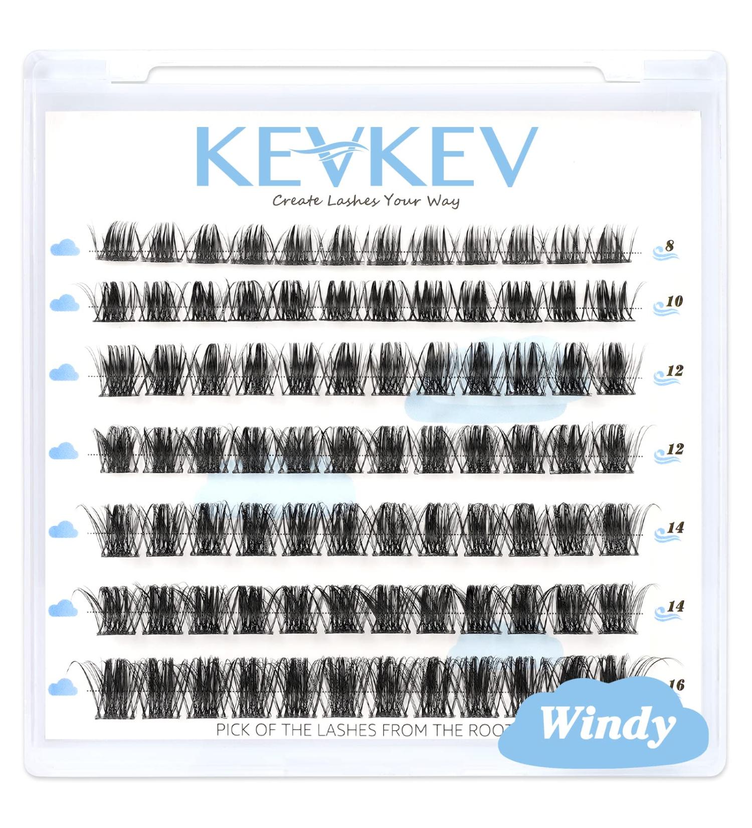 Lash Clusters 84 Pcs - DIY Cluster Eyelash Extensions - Soft and Comfortable - C-Mix (8-16mm) Windy - Buy Online on SooperMarket.com