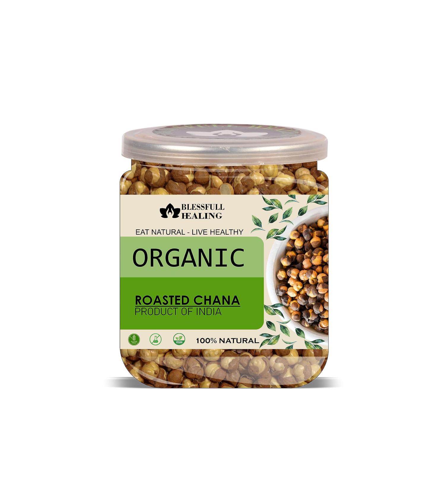 Blessfull Healing Organice Roasted Chana 2 lb (907 Gram) - Buy Online on SooperMarket.com
