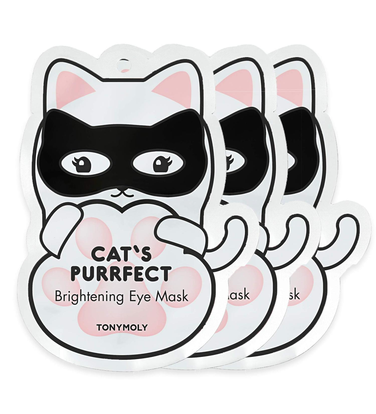 TONYMOLY Cat's Purrfect Brightening Eye Mask  3 ct.