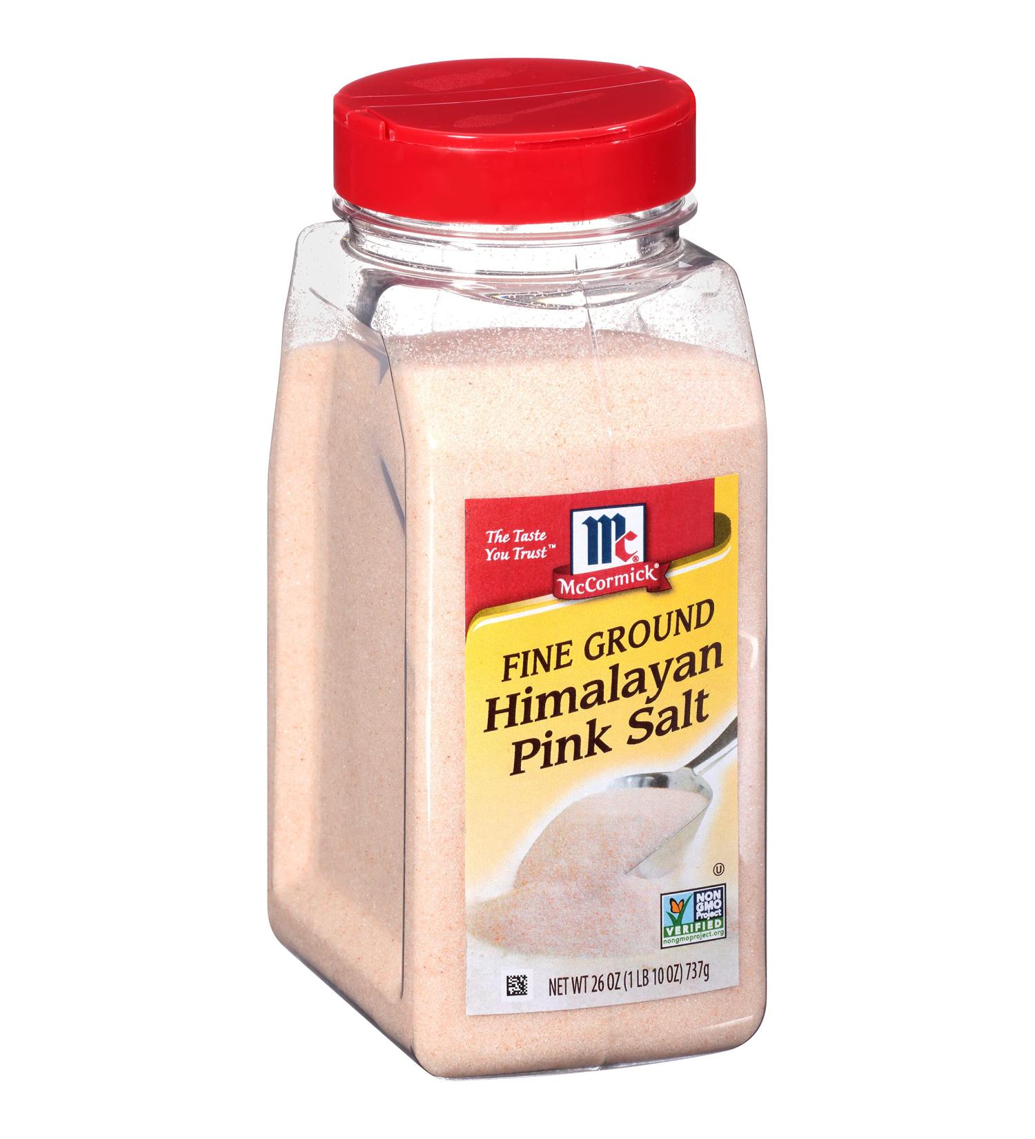 McCormick Fine Ground Himalayan Pink Salt 26 oz - Premium Quality Pink Salt - Buy Online on SooperMarket.com
