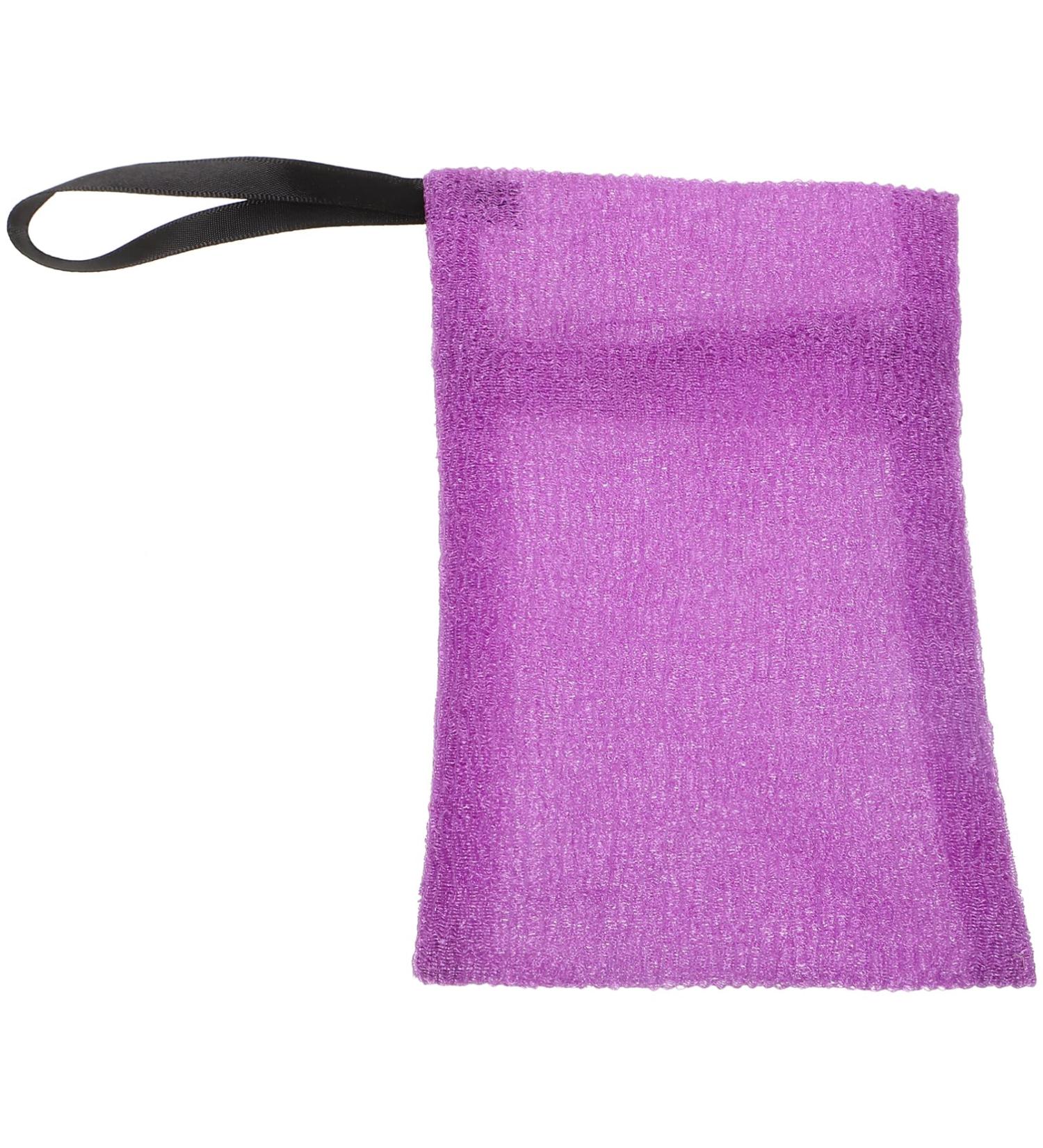 minkissy Bath Bag Soap Shampoo Nylon Purple Gloves Cleansing - Buy Online on SooperMarket.com