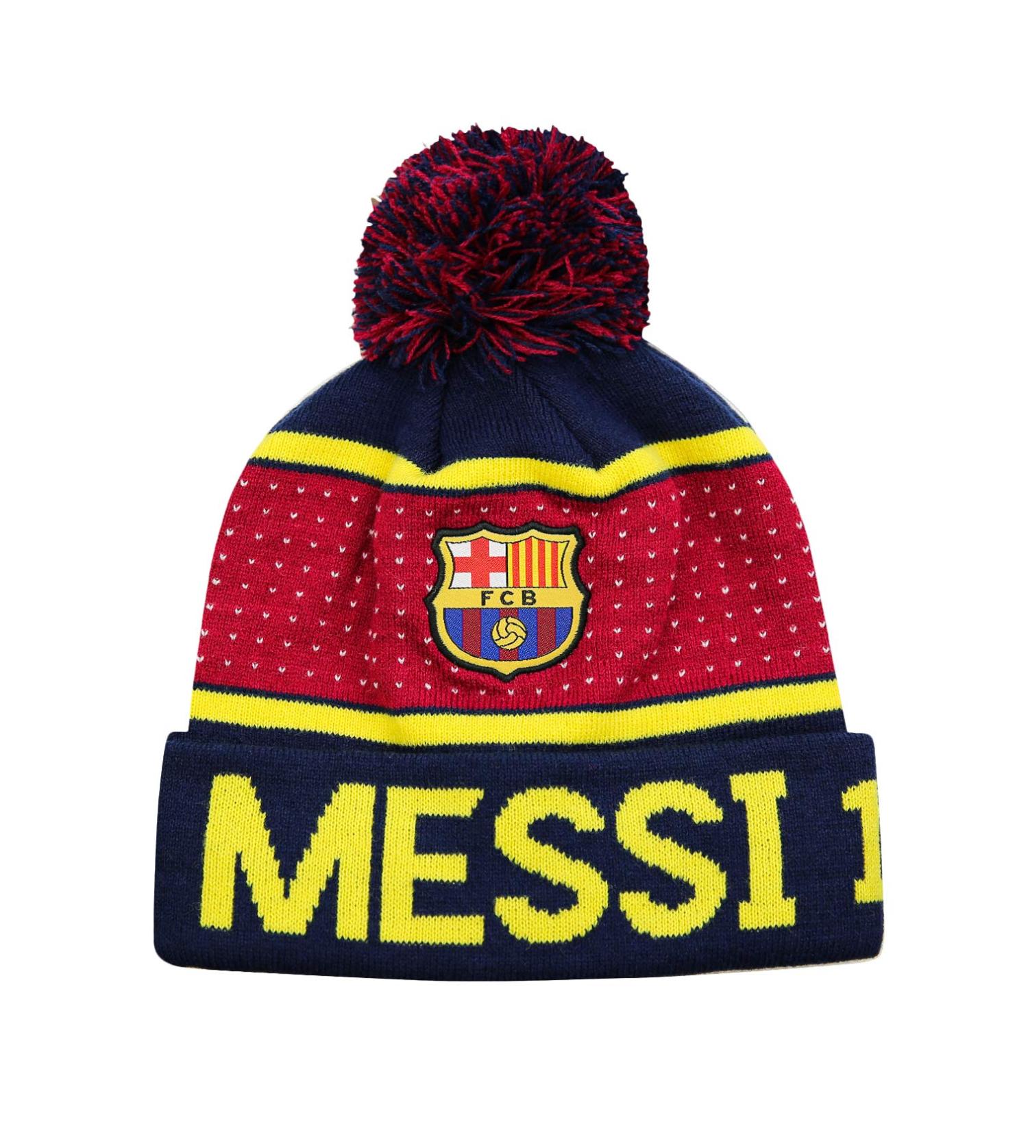 Icon Sports Unisex FC Barcelona Beanie Navy One Size