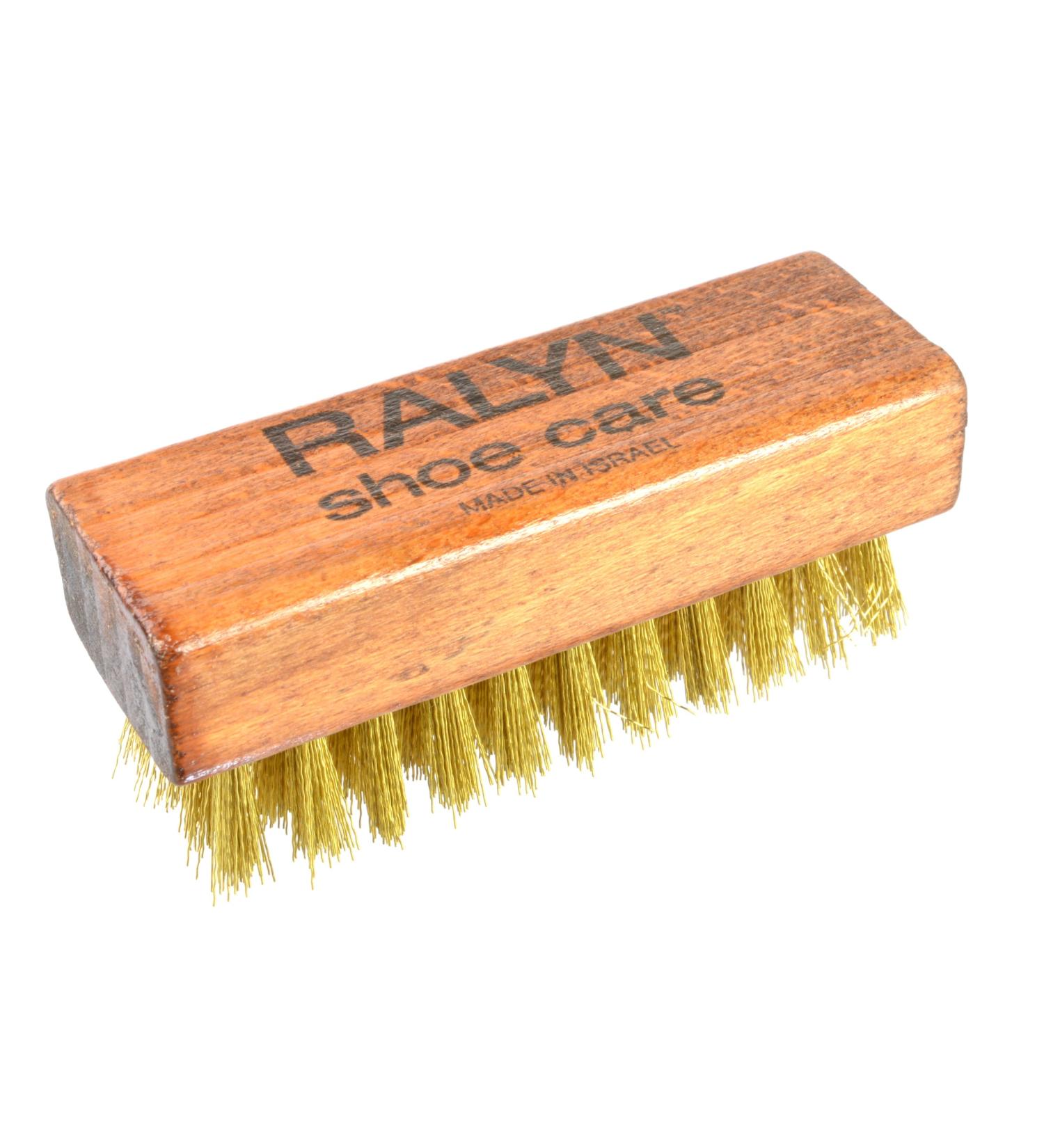 Ralyn Brass Bristle Suede Shoe Brush - Set of 3 Brushes for Shoes & Boots - Cleans and Restores Suede and Nubuck Leather - Buy Online on SooperMarket.com