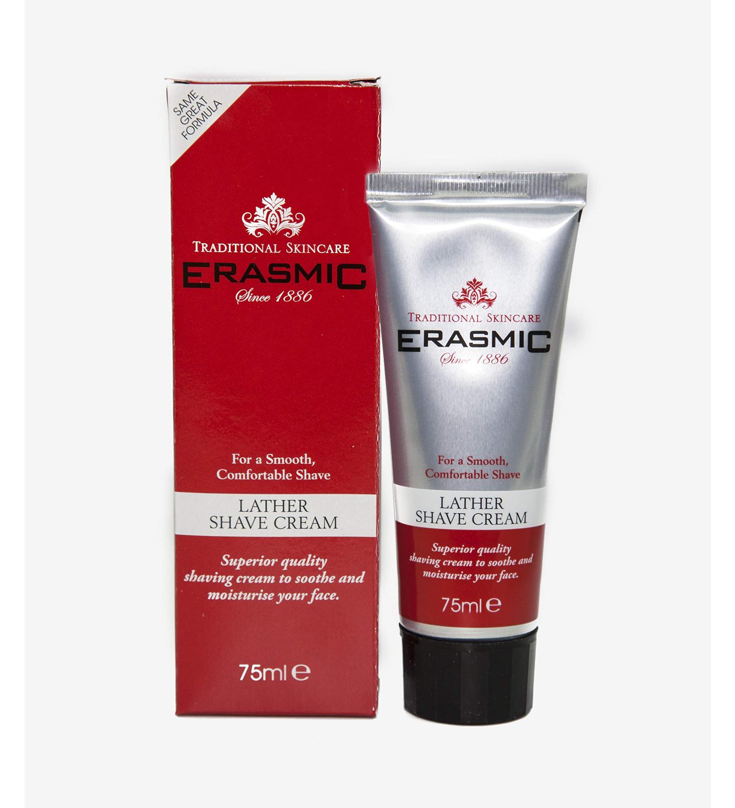 Erasmic Lather Shave Cream 75ml - Smooth and Comfortable Shave Experience - Buy Online on SooperMarket.com