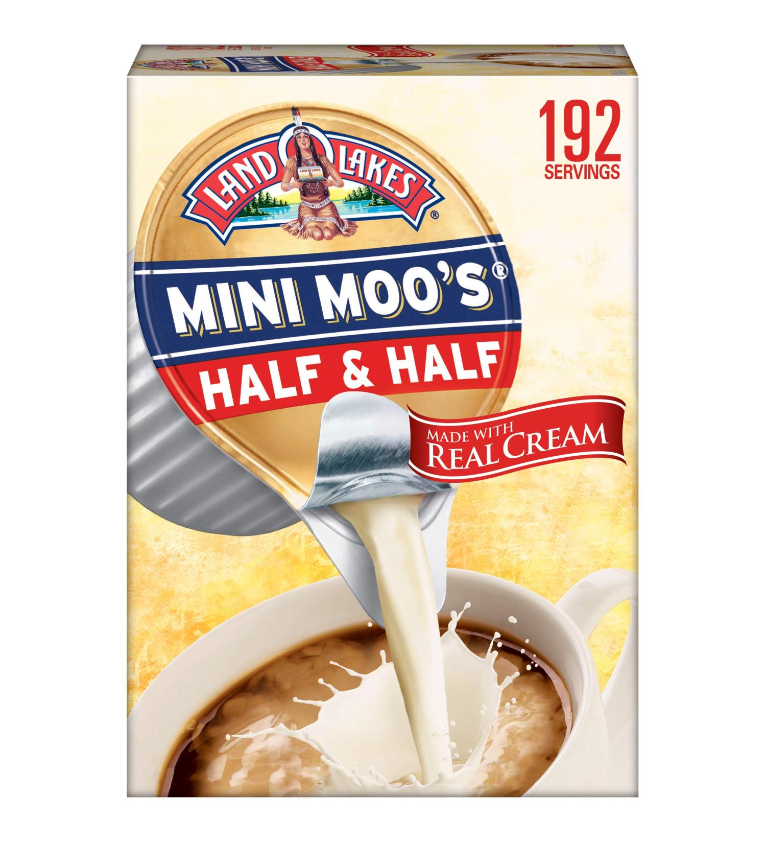 Land O' Lakes Mini Moos Creamer 192 Count - Single Serve Pack - Buy Online on SooperMarket.com