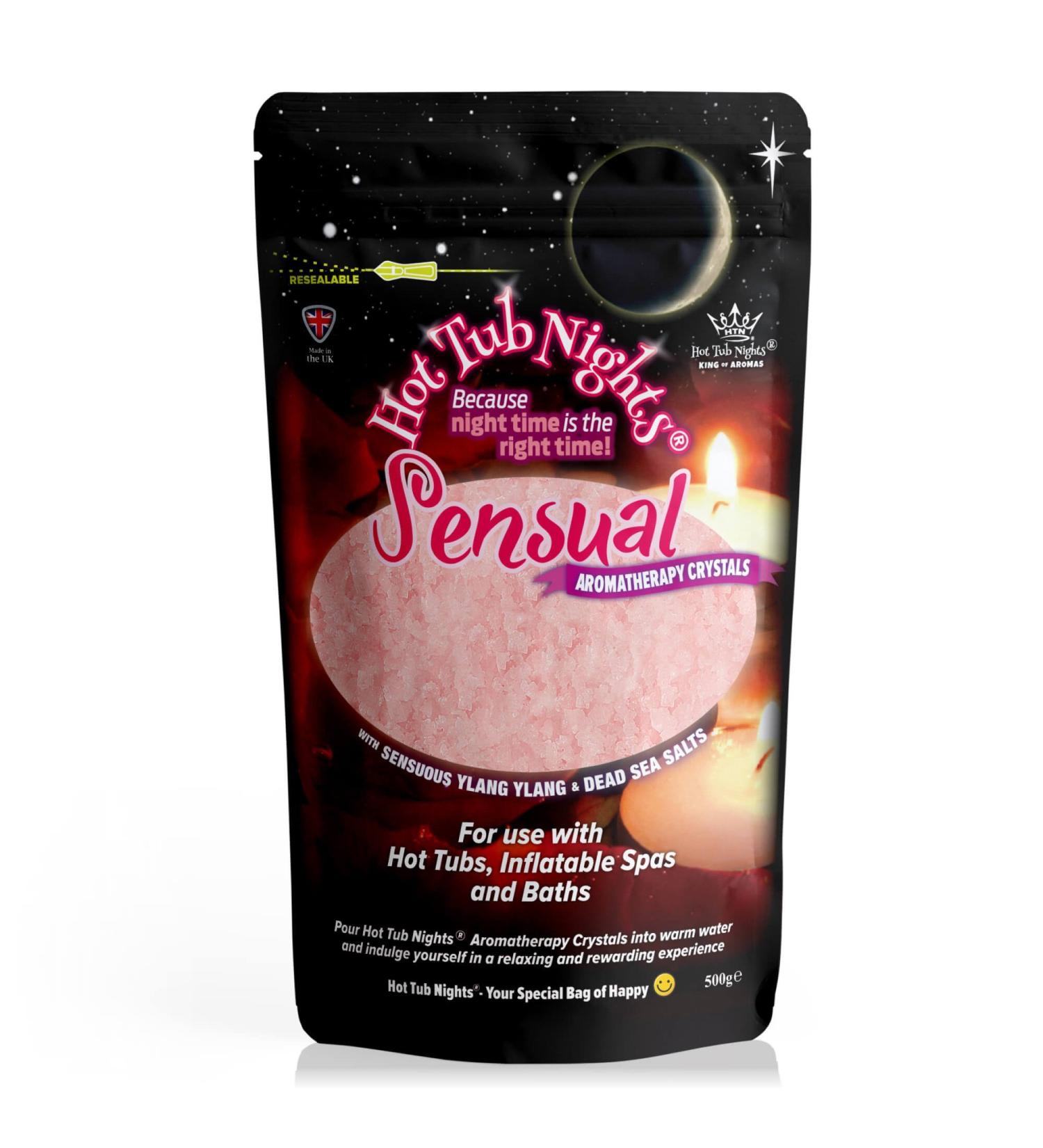 Hot Tub Nights Sensual Aromatherapy Crystals | Relaxing Spa Experience | International Shipping - Buy Online on SooperMarket.com