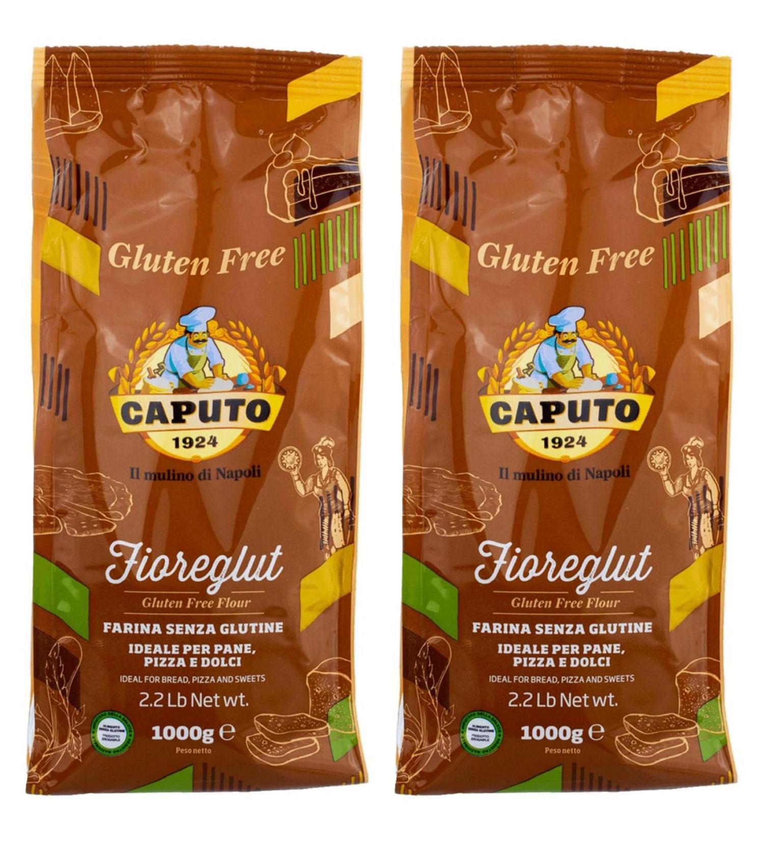 Caputo Gluten Free Flour 1kg - Substitute for Wheat Flour - Product of Italy - Bundle Pack (2 x 1kg) - Buy Online on SooperMarket.com