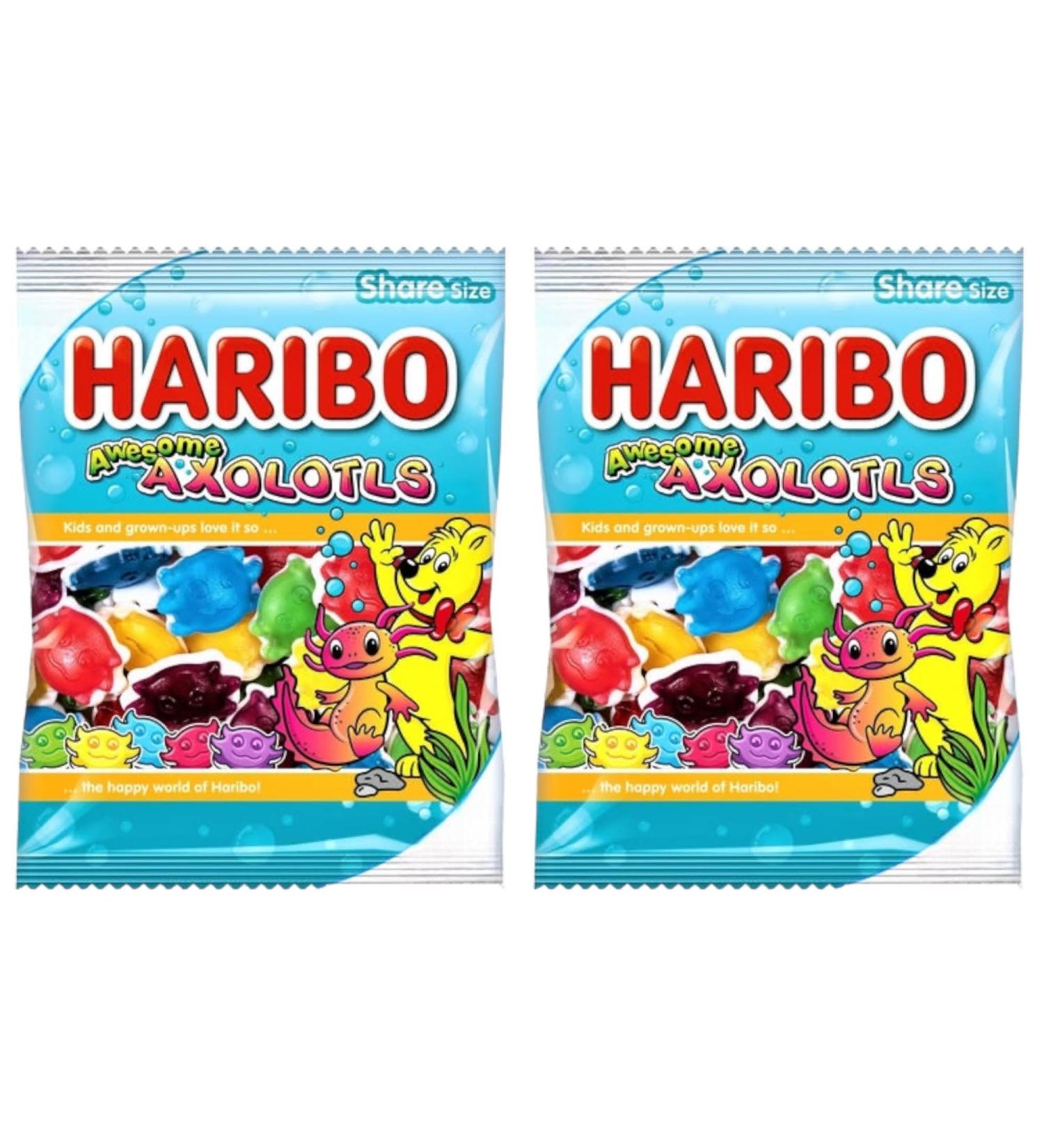 Awsome Axolotls Gummy Sweets Soft Chewy Foam Base Candy in Mixed Friut Flavours 160g - 2x Share Bags - Buy Online on SooperMarket.com