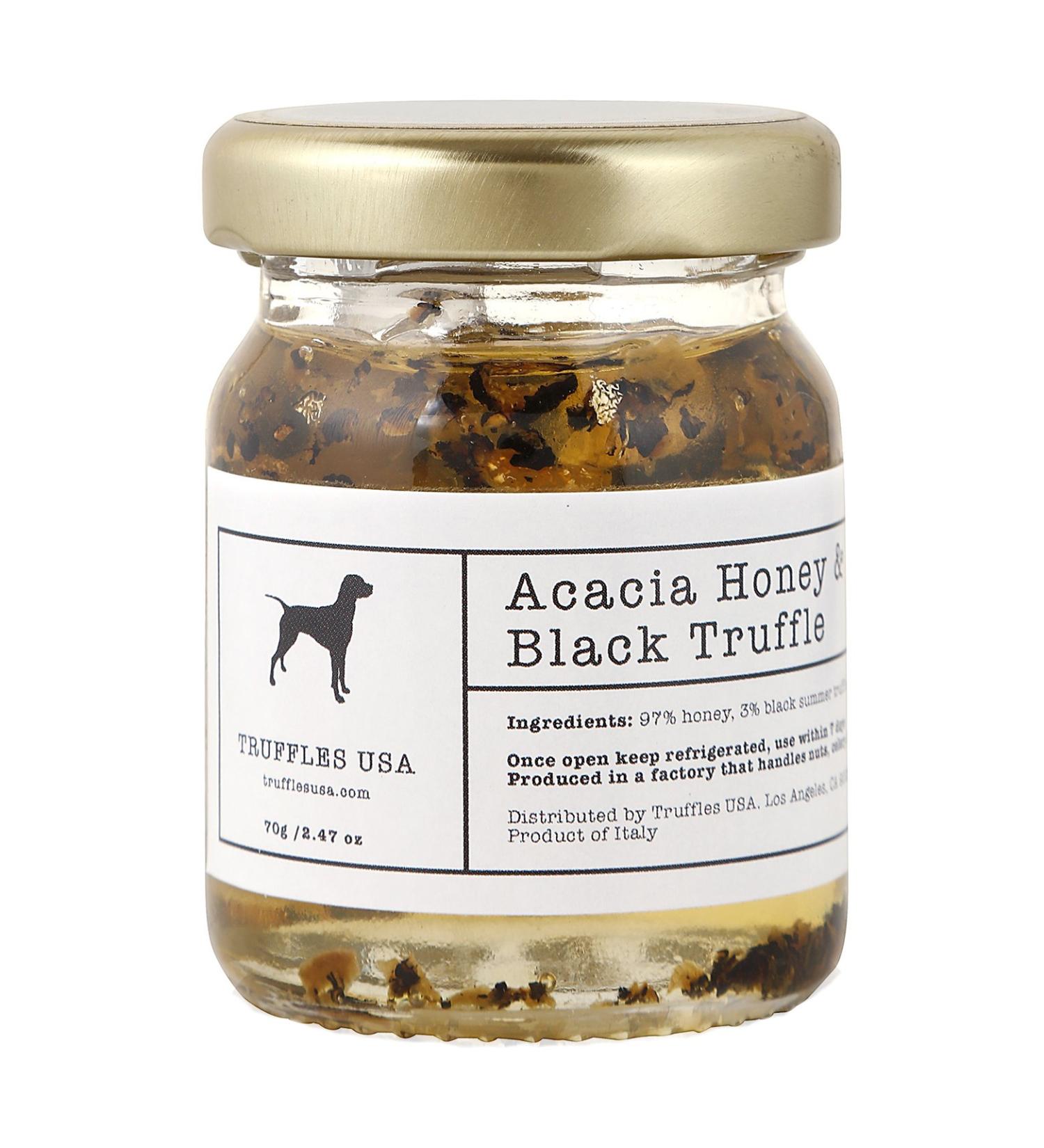 TRUFFLES USA Acacia Truffle Honey 2.47oz 70g - Imported from Italy | Specialty Truffle Jar | Vegetarian and Gluten Free - Buy Online on SooperMarket.com