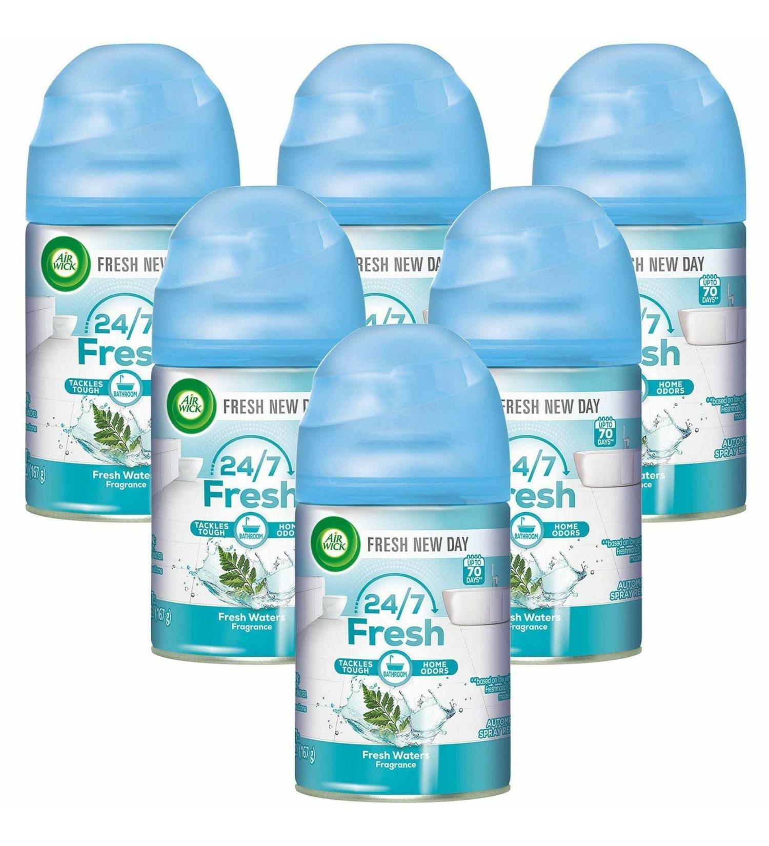 Air Wick Freshmatic Automatic Spray Refill - Fresh Waters 6.17 Oz | Carton of 6 | International Shipping Available - Buy Online on SooperMarket.com
