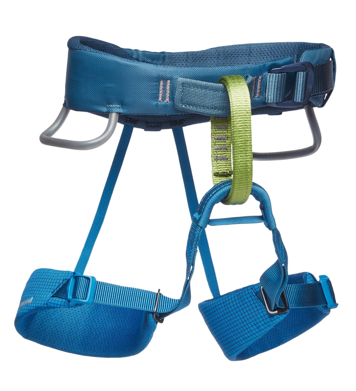 Black Diamond Kids Momentum Rock Climbing Harness 2020 | Kingfisher Blue - Buy Online on SooperMarket.com