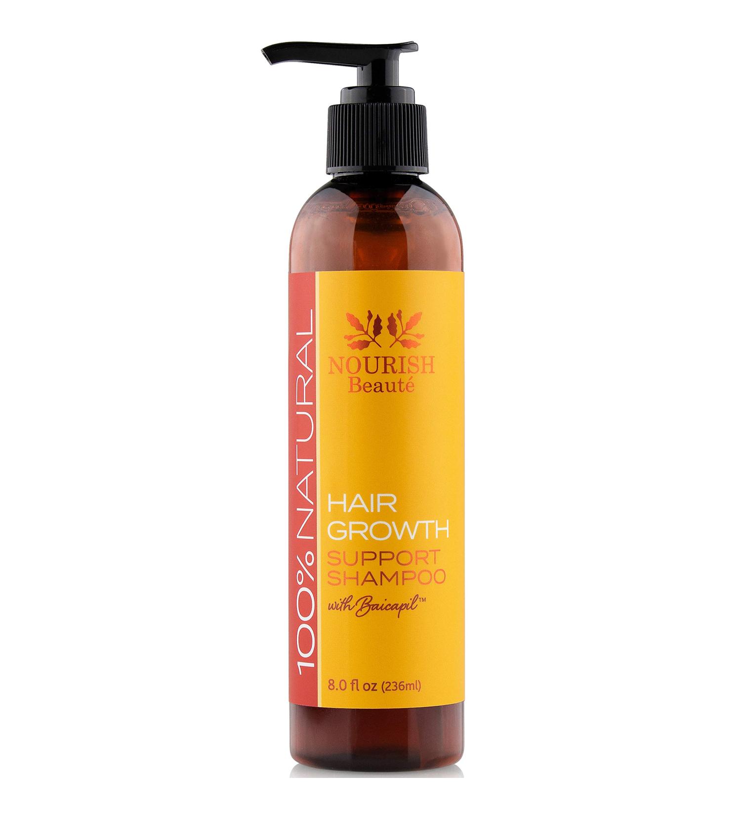 Nourish Beaute Vitamins Natural Shampoo for Hair Growth & Volume - Biotin DHT Blockers Sulfate-Free 8 Fl Oz - Buy Online on SooperMarket.com