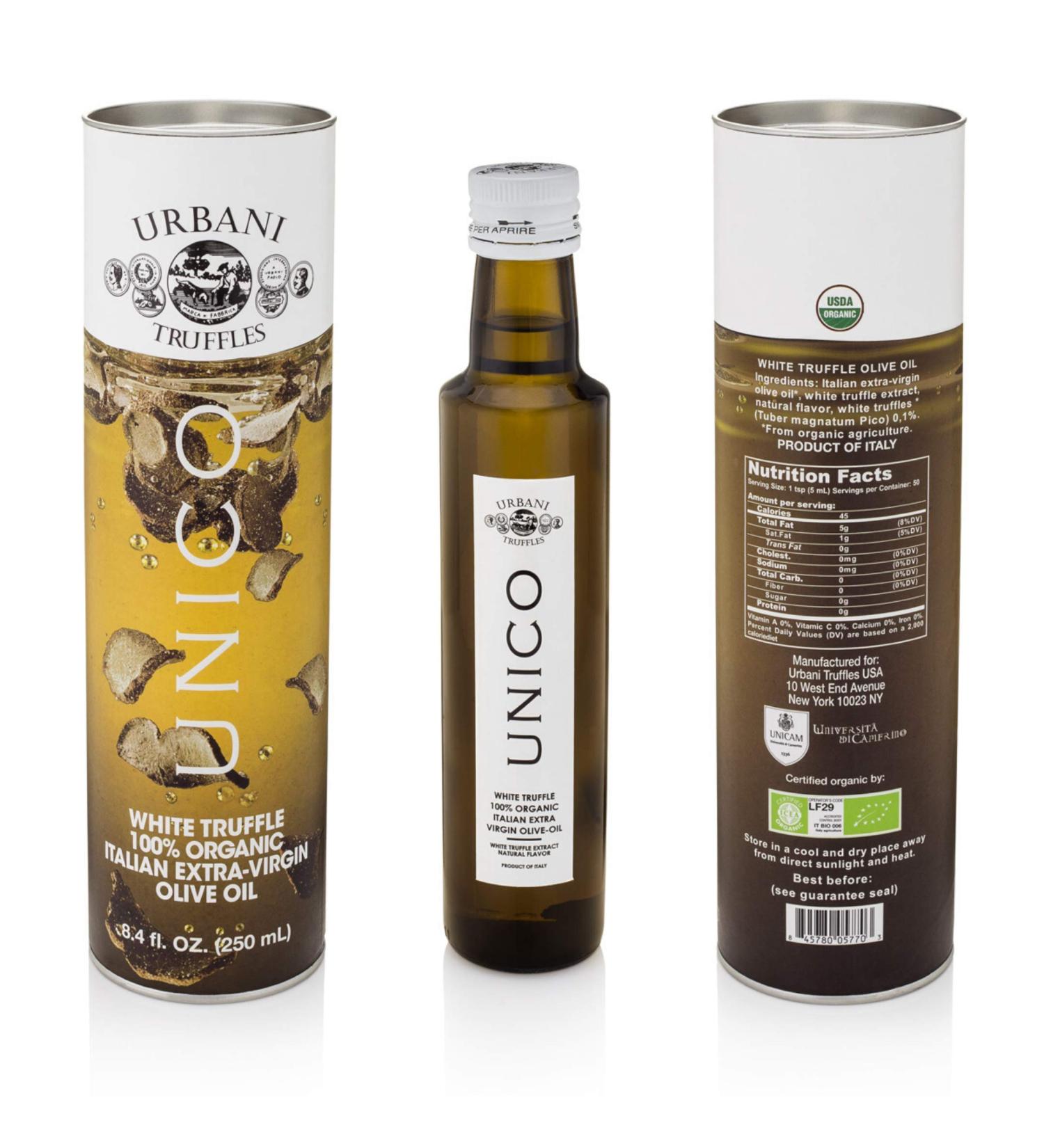 Urbani Truffles Italian White Truffle Extra Virgin Olive Oil - 8.4 Oz - Organic with Real Truffle Pieces - Made in Italy - 8.4 Fl Oz - Buy Online on SooperMarket.com
