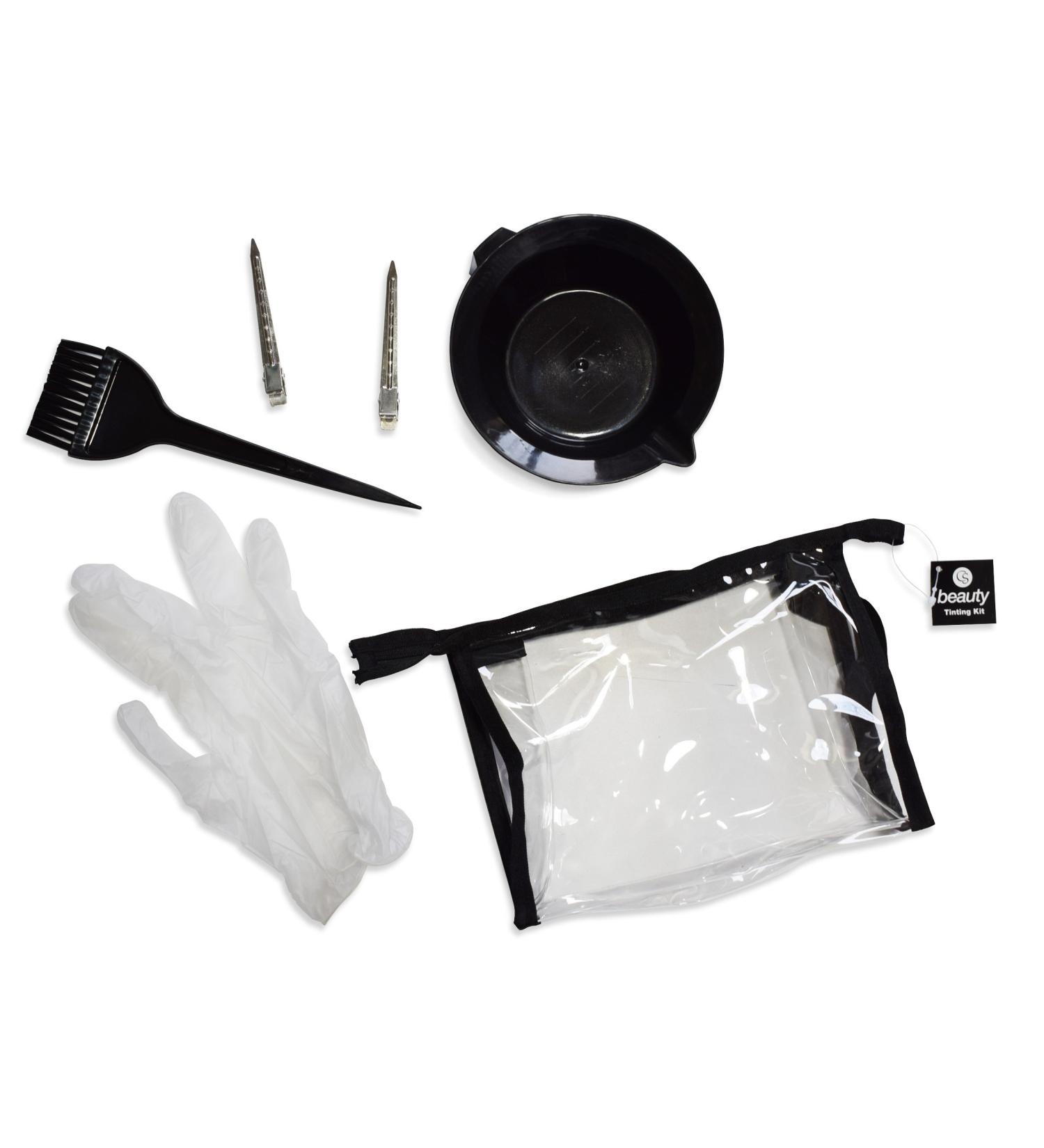 CS Beauty 6pcs Hairdressing Brush Bowl Clip Glove Combo Set - Salon Hair Colour Dye Tint Tool Kit - Buy Online on SooperMarket.com