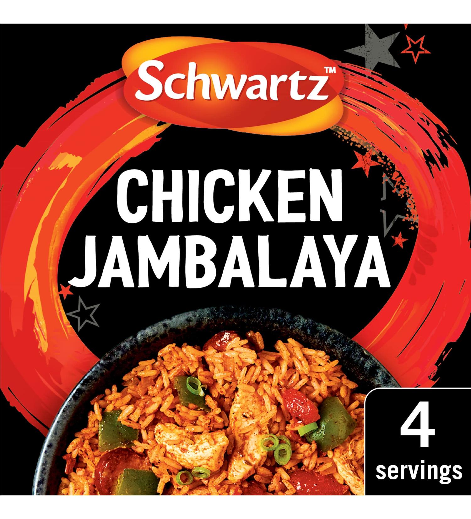 Schwartz Chicken Jambalaya Recipe Mix 35g - Authentic Southern Flavor - Buy Online on SooperMarket.com