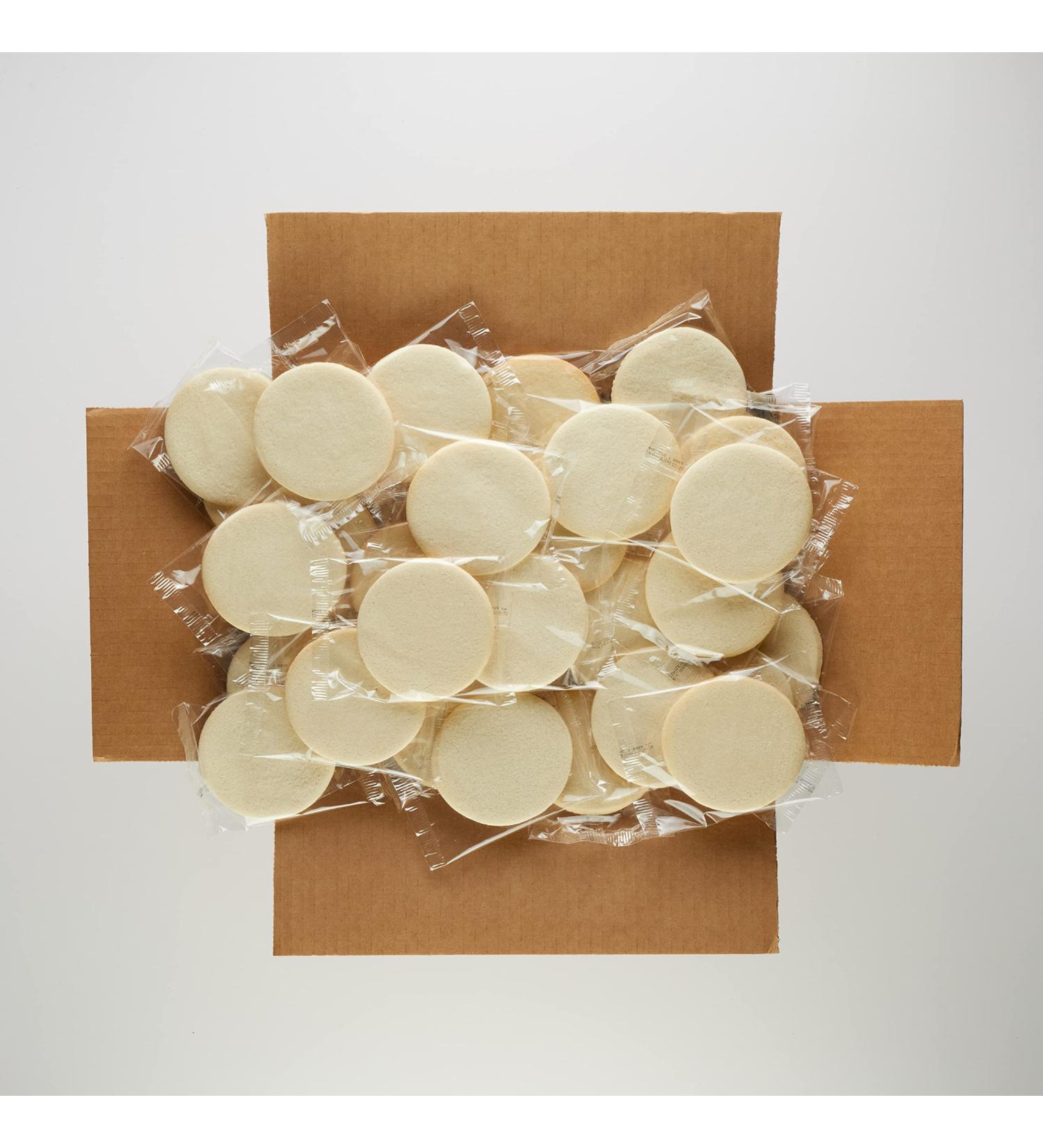 50-Pack Nut-Free Smiley Cookie Sugar Cookies - Round Shaped, Uniced - Peanut Free (1 Count) - Buy Online on SooperMarket.com